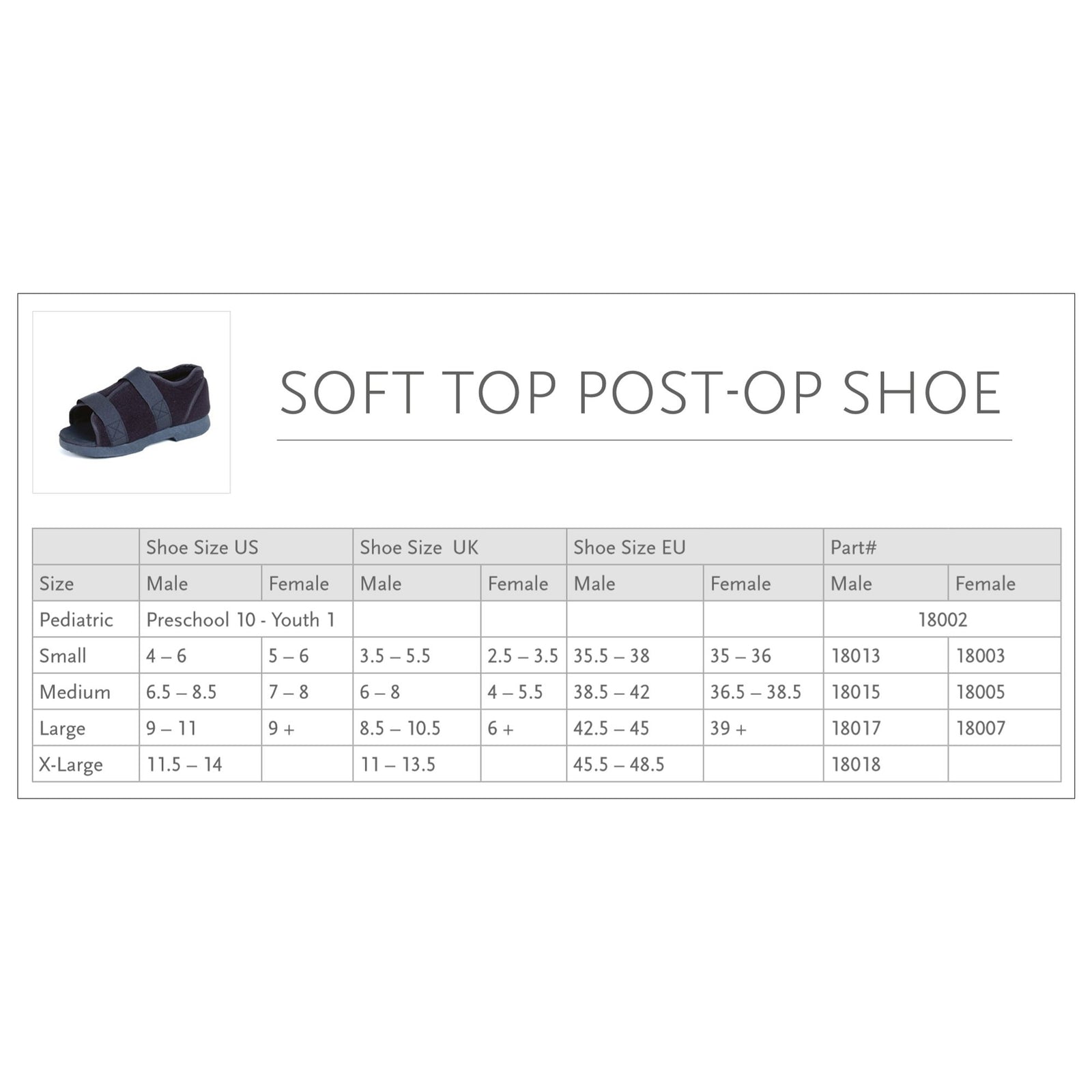 ssur Soft Top Post-Op Shoe