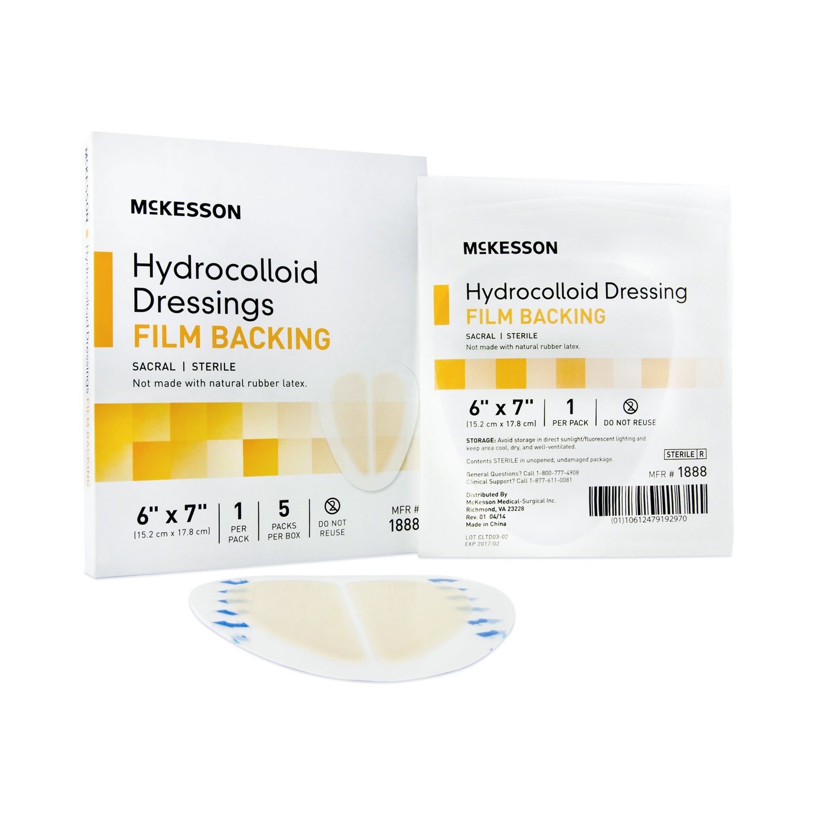 McKesson Hydrocolloid Dressing