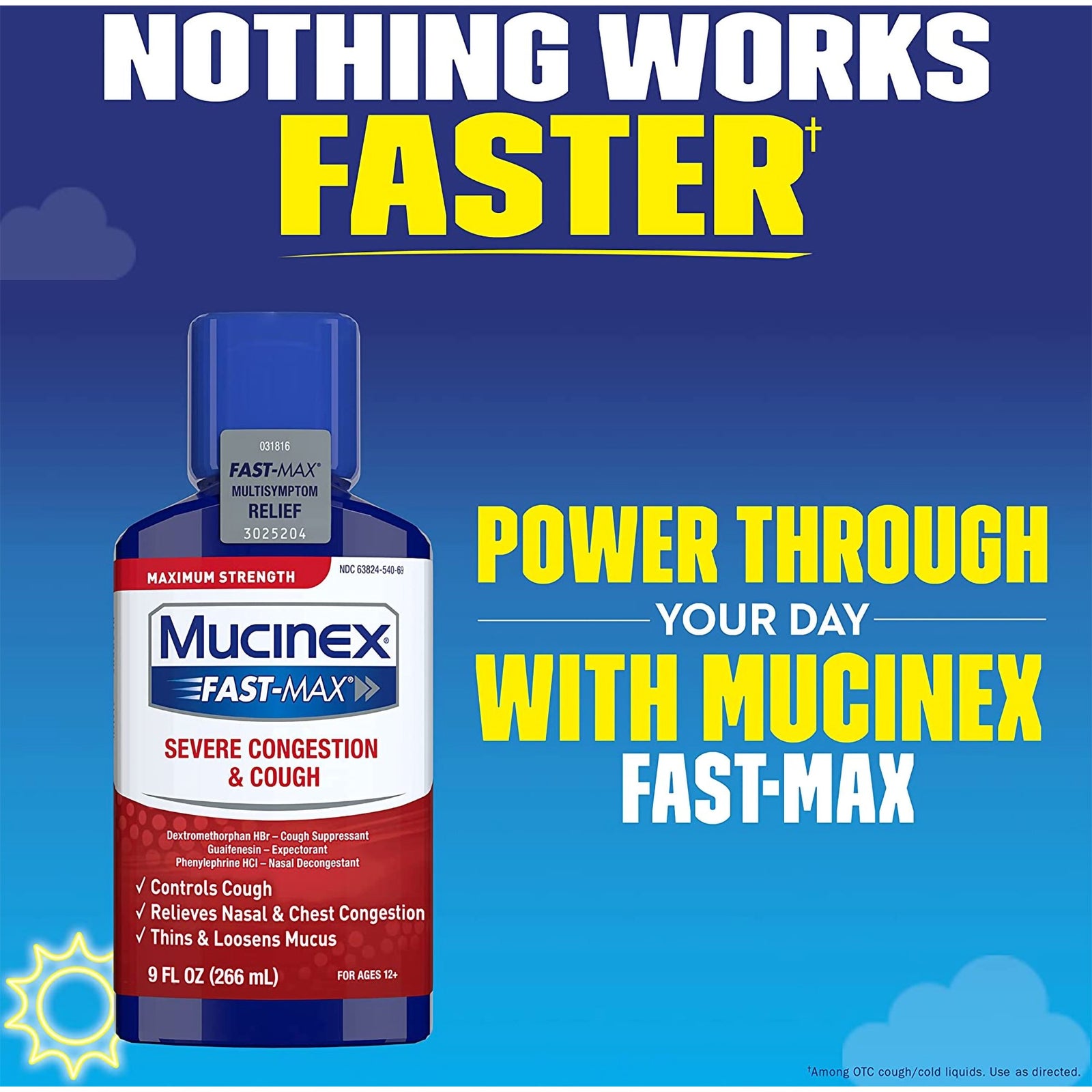 Mucinex Fast-Max Cold And Cough Relief