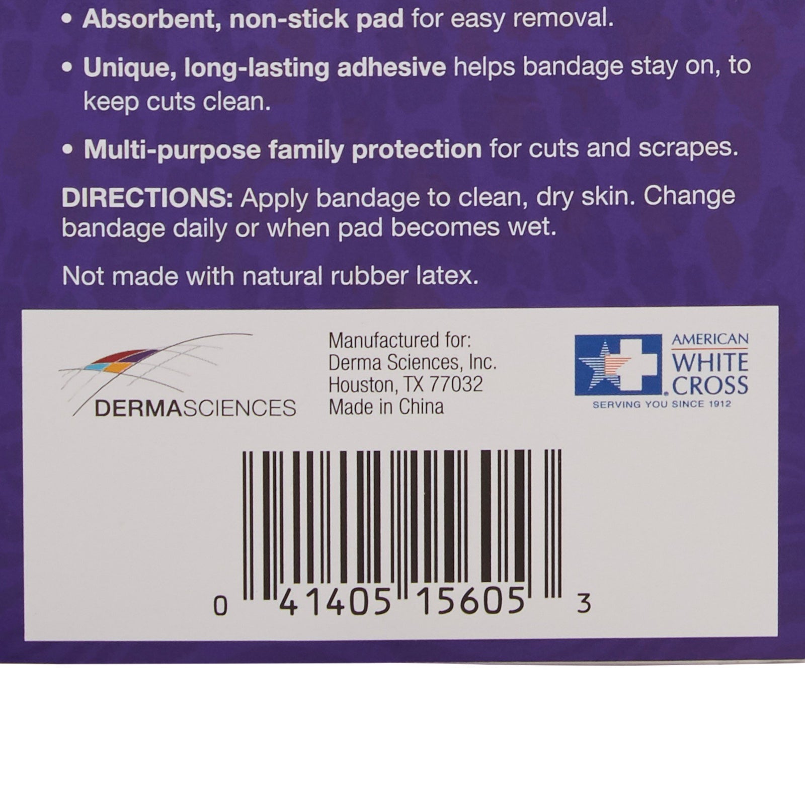 American White Cross Stat Strip Adhesive Strip