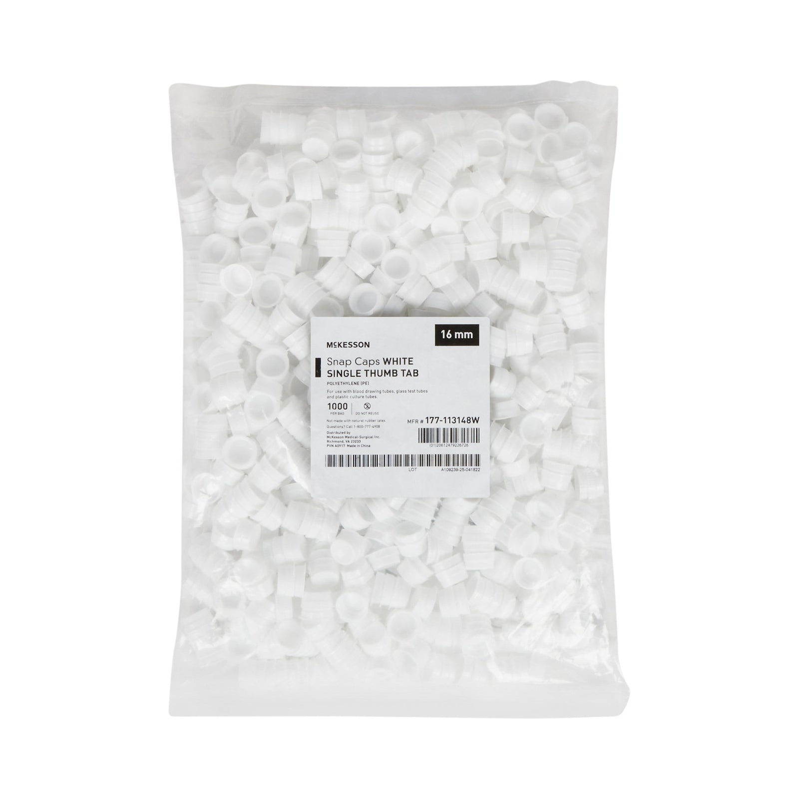 McKesson Blue Tube Closure