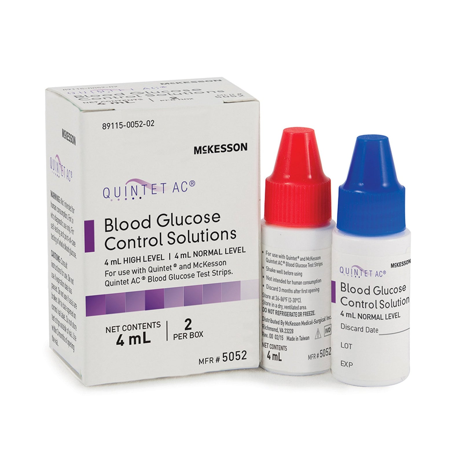 McKesson Quintet AC Blood Glucose Control Solution