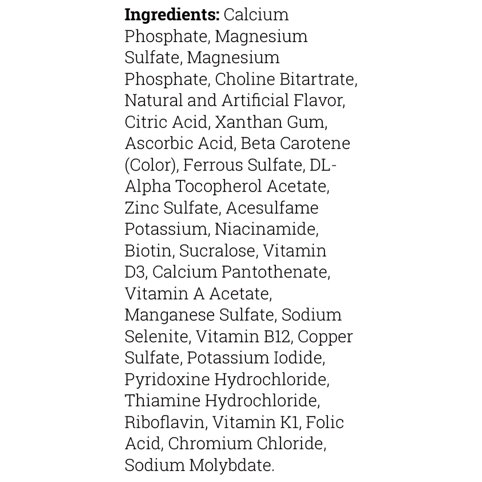 FruitiVits Oral Supplement