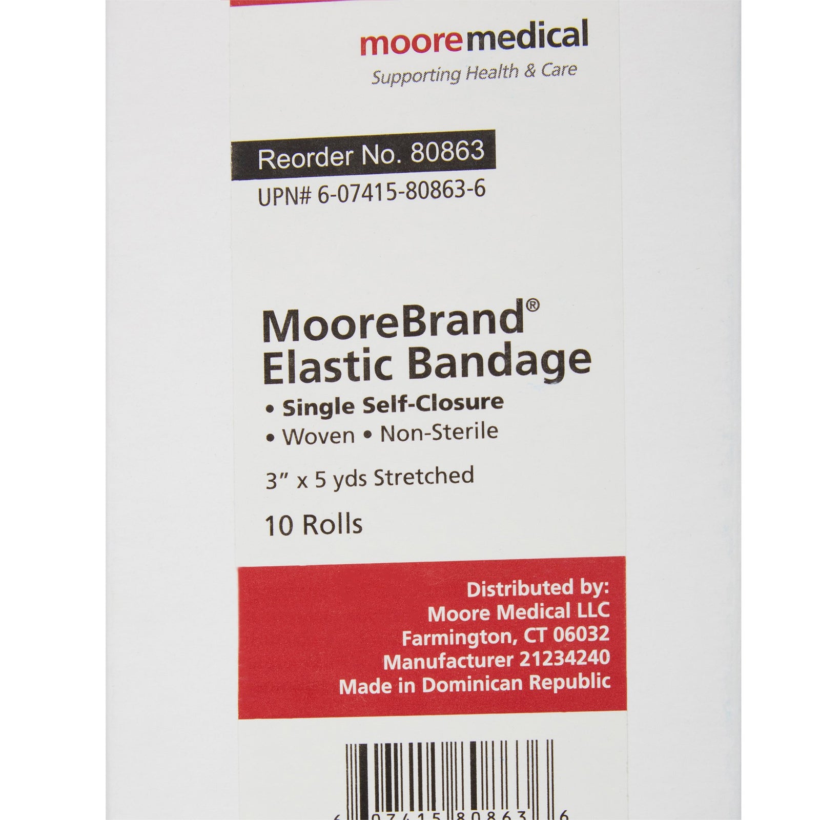 McKesson Double Hook and Loop Closure Elastic Bandage