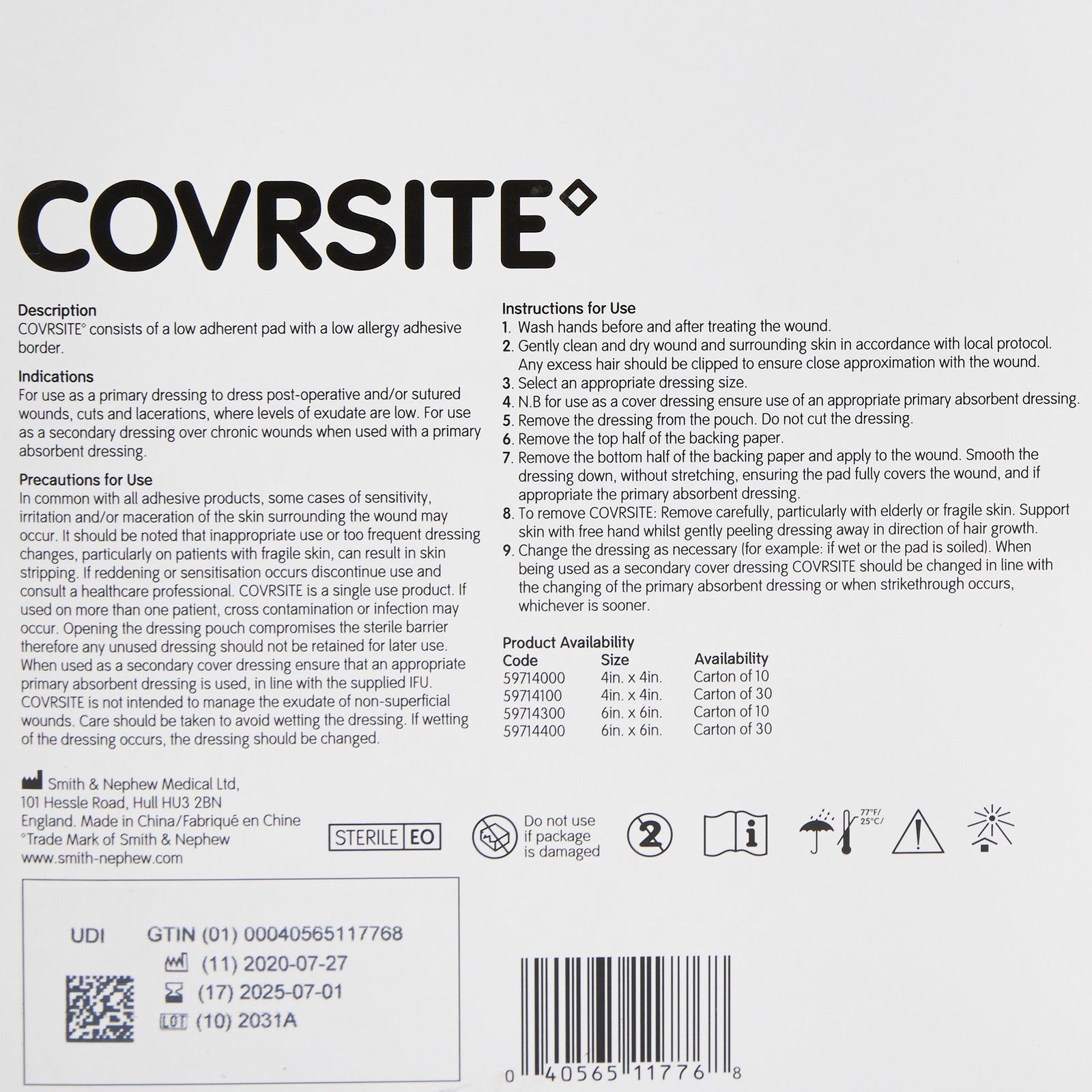 Covrsite Composite Dressing