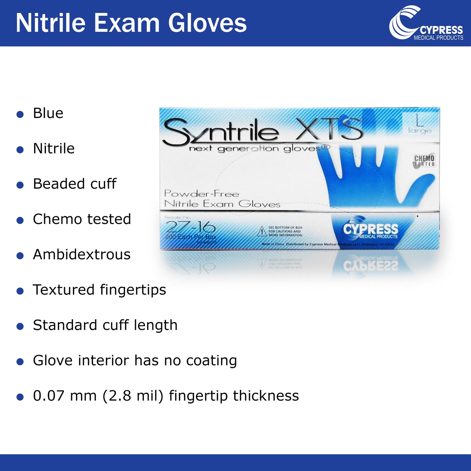 Syntrile XTS Exam Glove