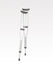 Underarm Crutches Aluminum Frame Tall Adult 250 Lbs. Weight Capacity Push Button / Wing Nut Adjustment