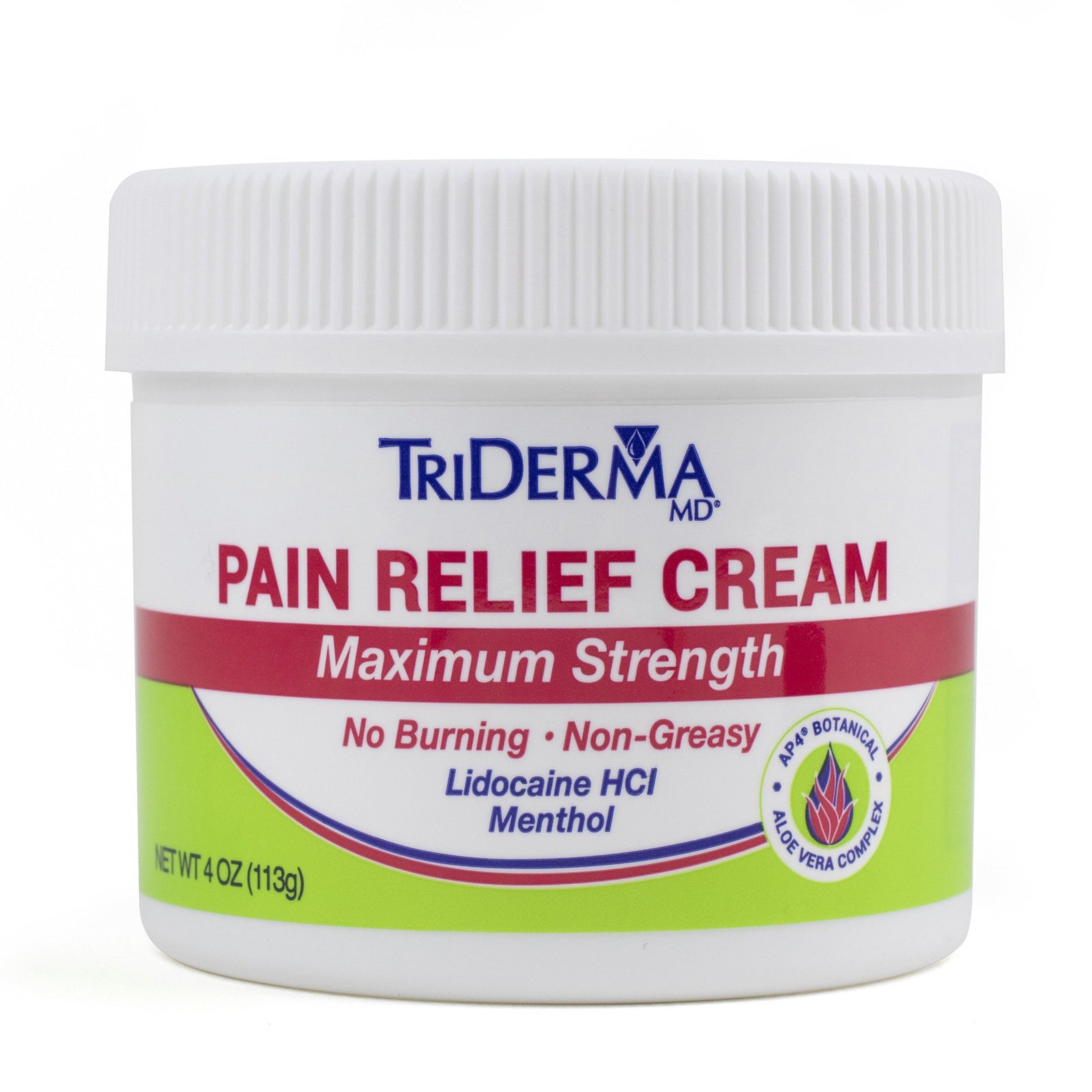 Genuine Virgin Aloe TriDerma MD Pain Relief Cream