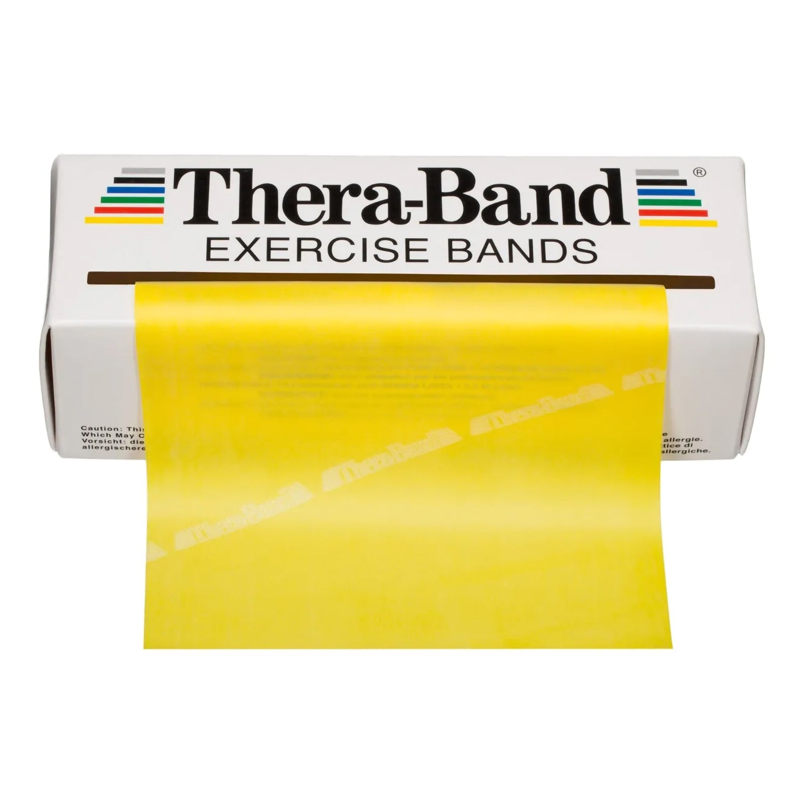 TheraBand Resistance Bands: Yellow 4"-Light, Green 4"-Heavy, Black 6"-X-Heavy, Silver 6"-2X-Heavy, Yellow 6"-Light, Blue 6"-X-Heavy
