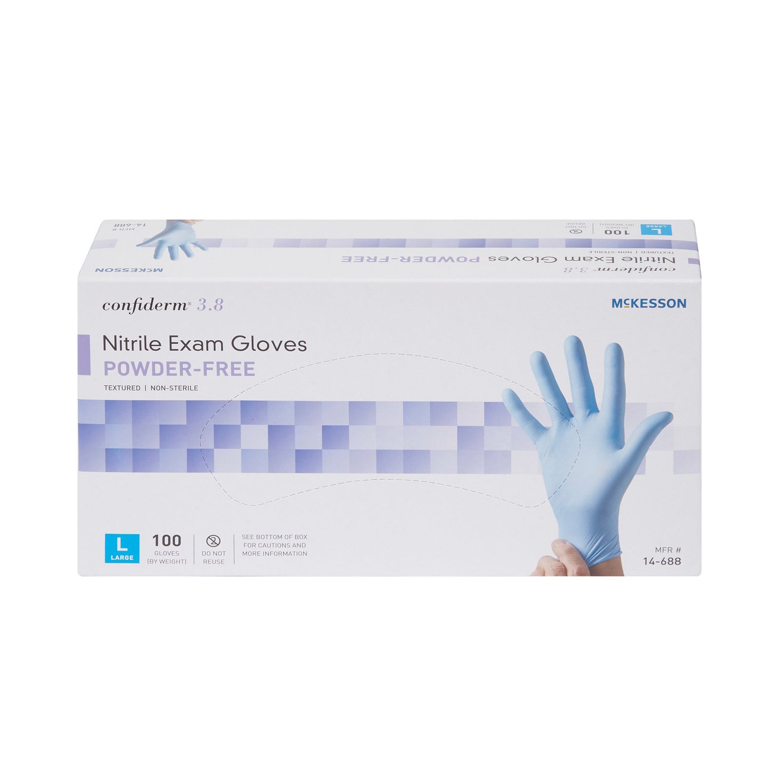 McKesson Confiderm 3.8 Nitrile Exam Glove
