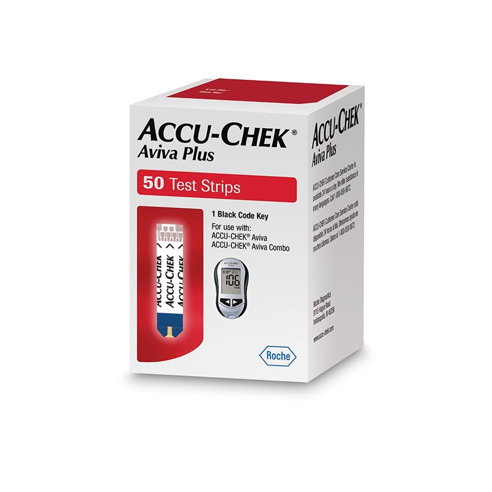 Accu-Chek Aviva Plus Blood Glucose Test Strips