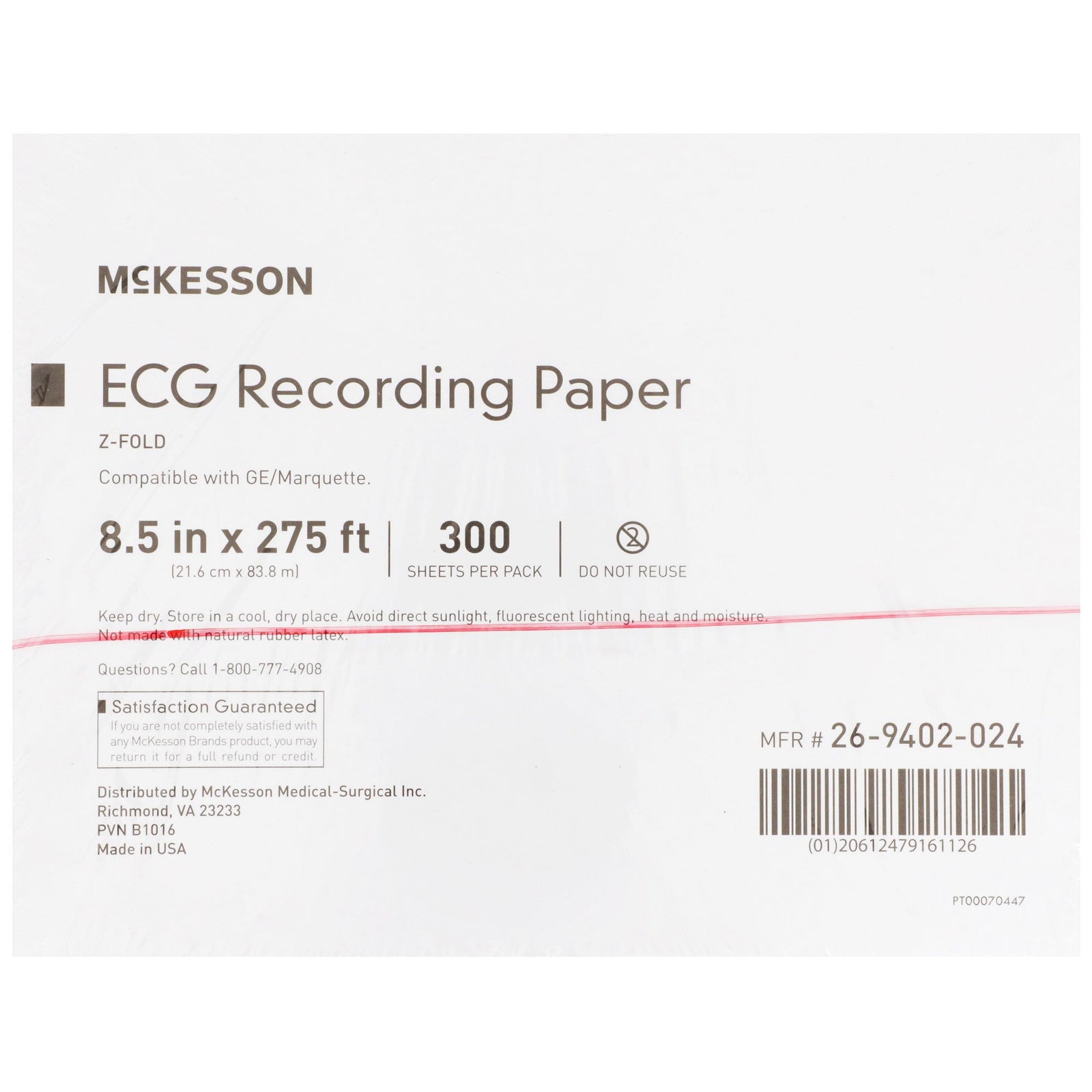 McKesson ECG Recording Paper