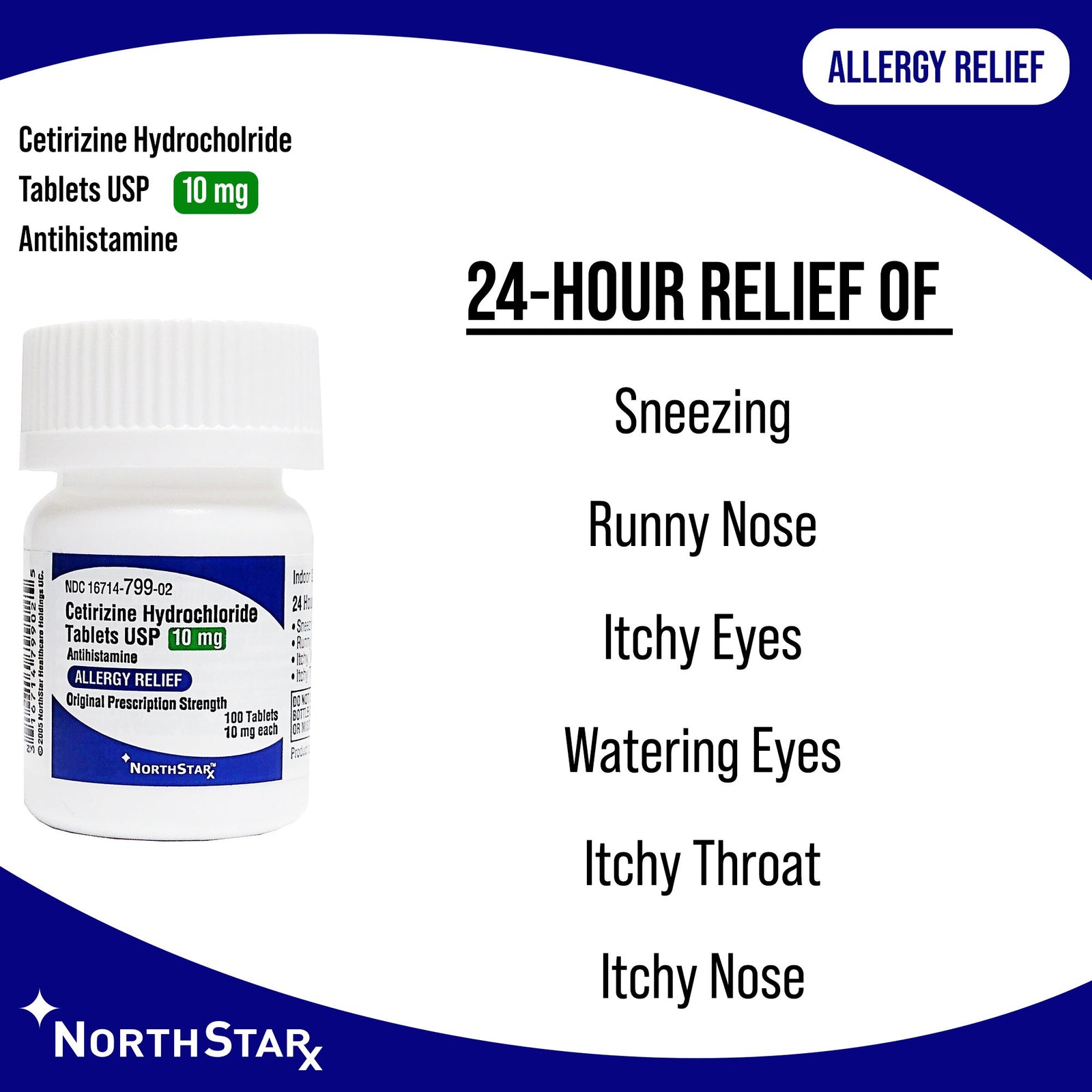 NorthStar Rx Cetirizine Antihistamine