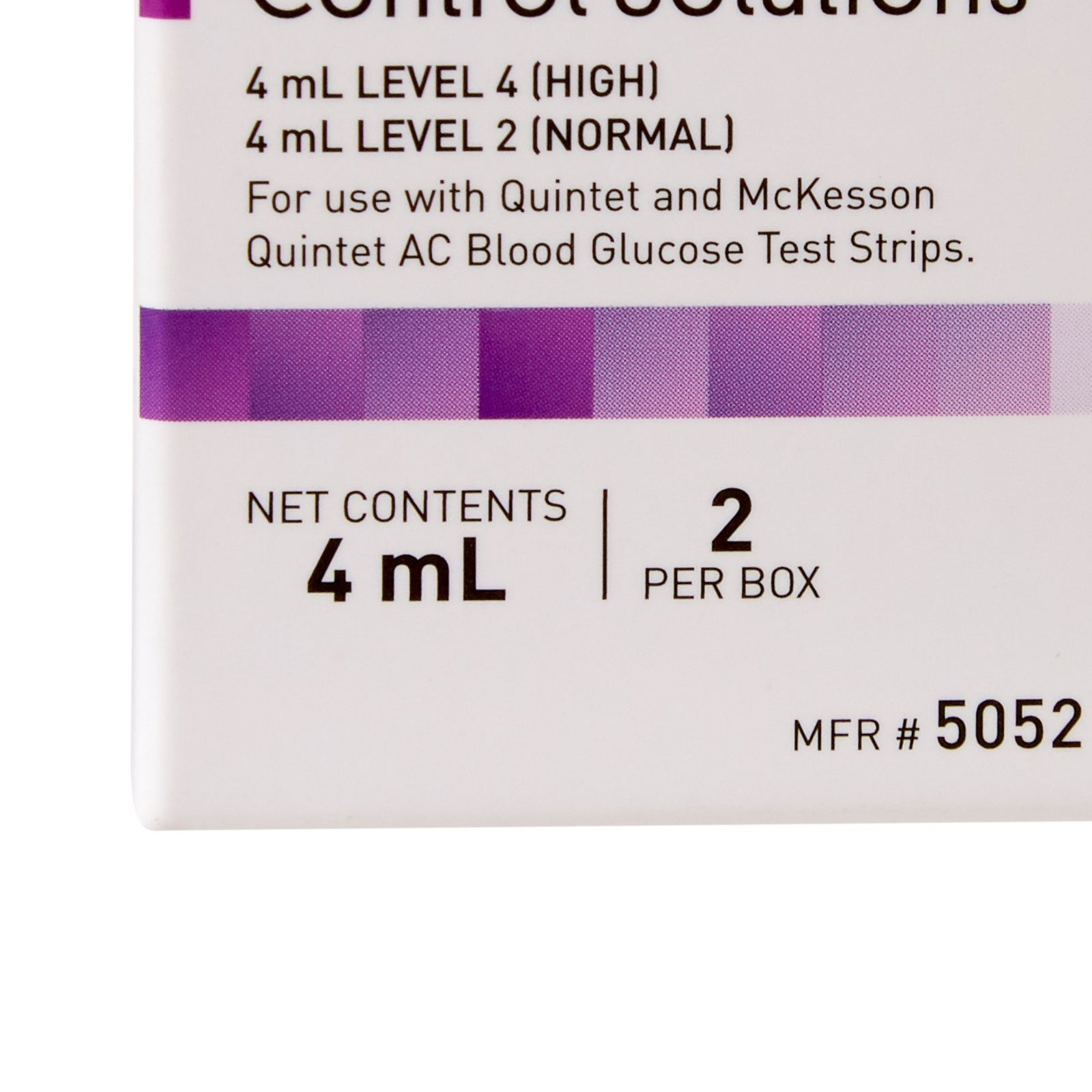 McKesson Quintet AC Blood Glucose Control Solution