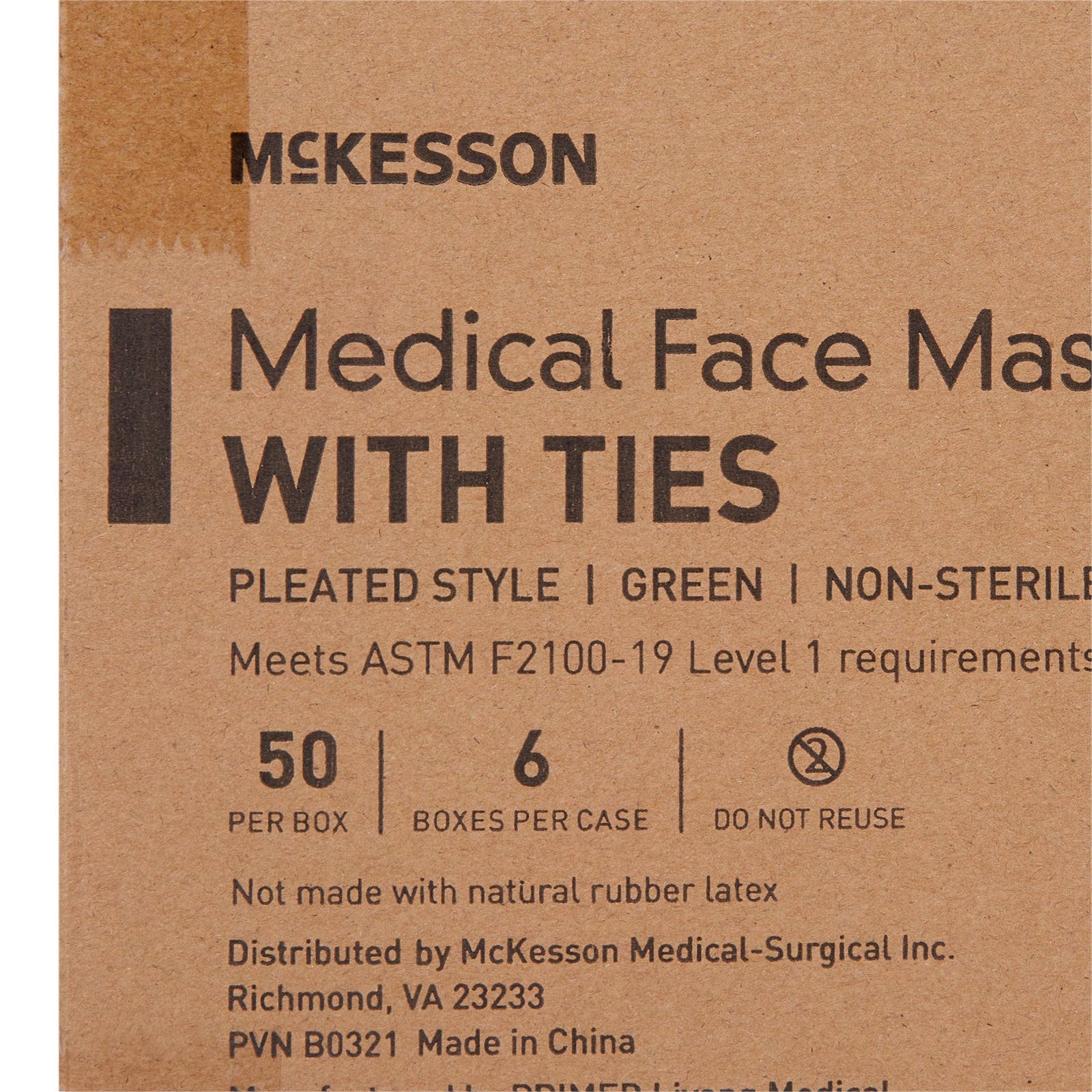 McKesson Classic Style Anti-Fog Surgical Mask