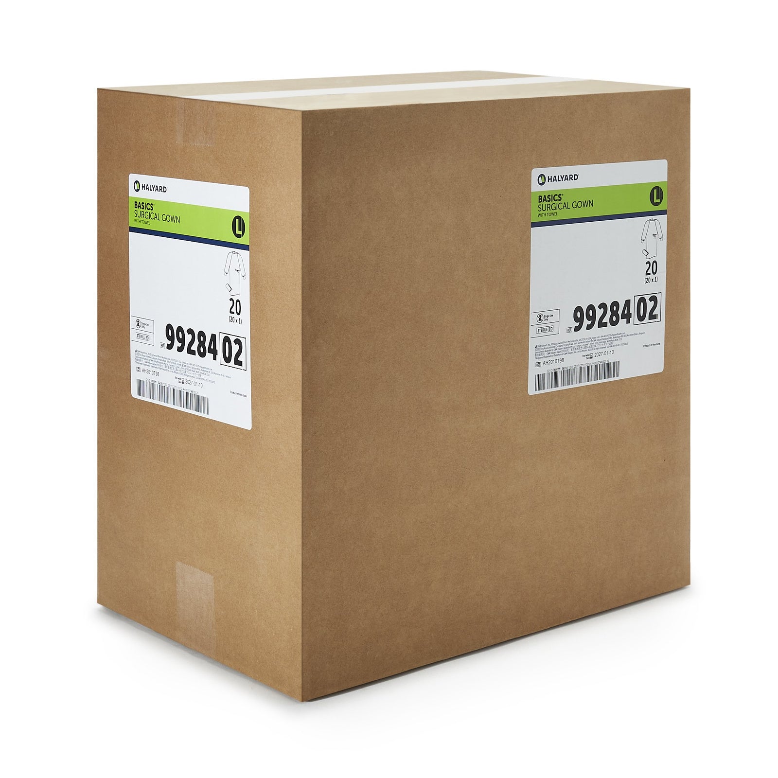 Halyard Basics Non-Reinforced Surgical Gown With Towel