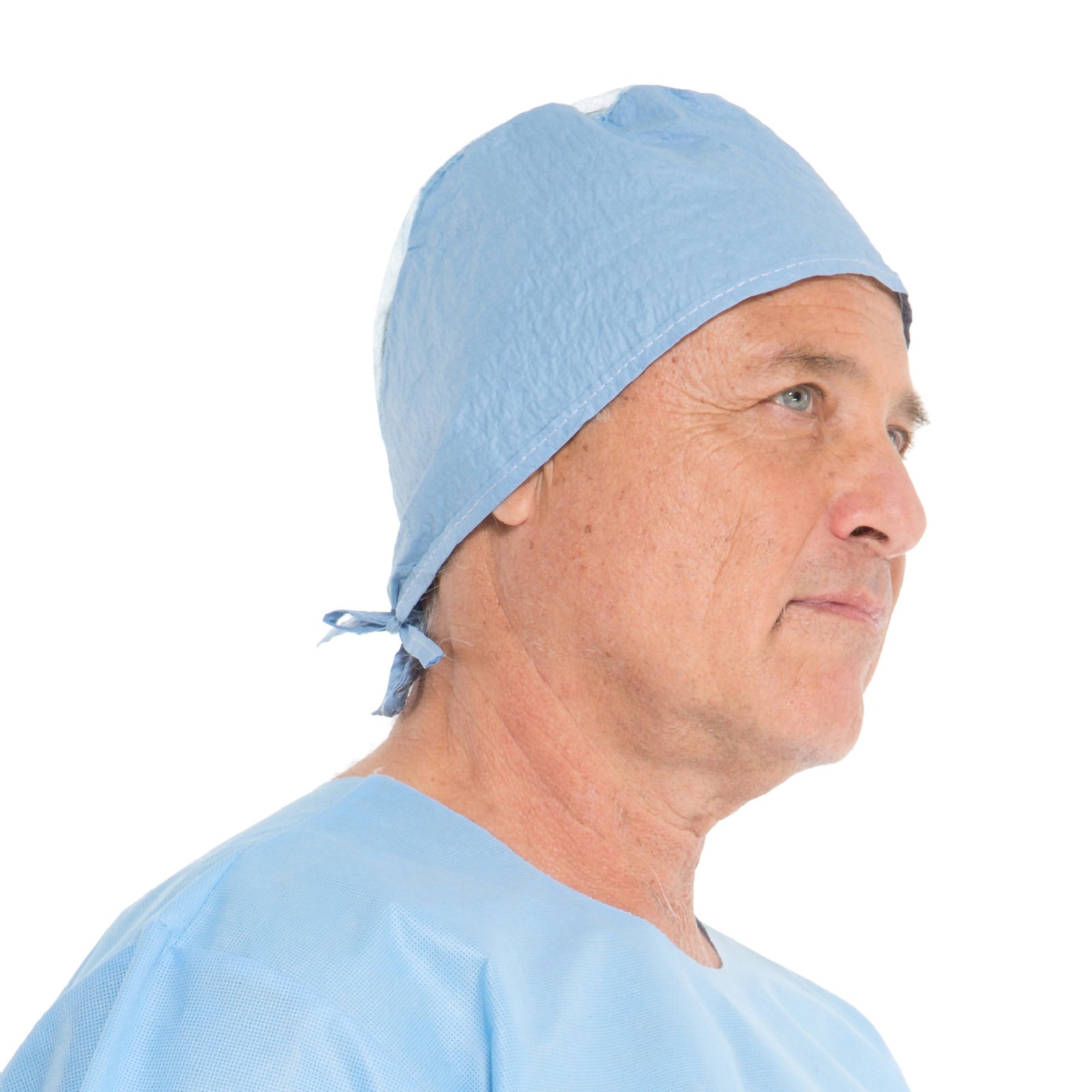 Surgeon Cap One Size Fits Most Blue Tie Closure