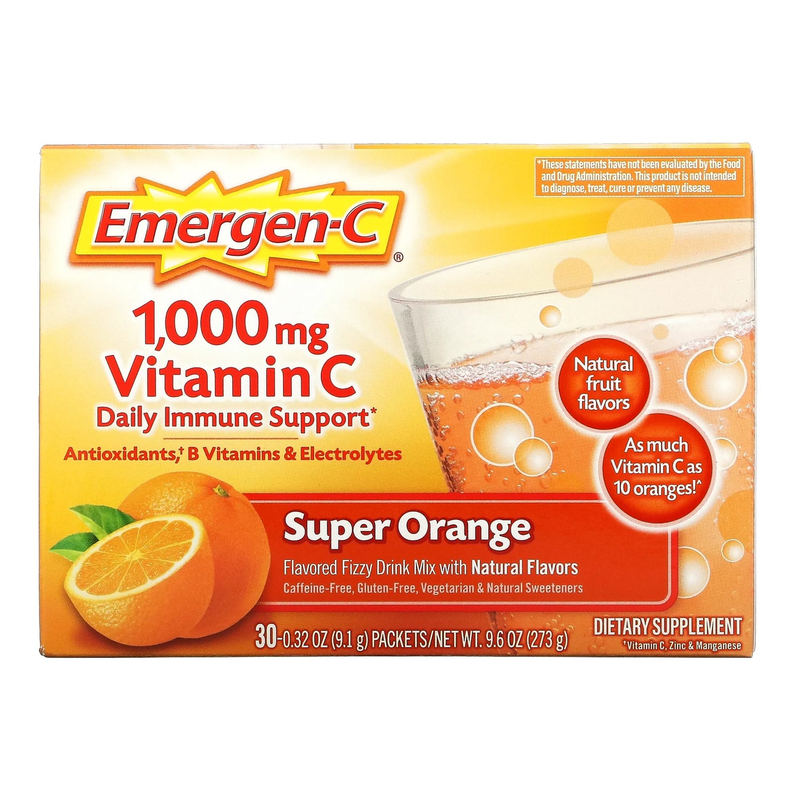 Emergen-C Daily Immune Support Oral Supplement