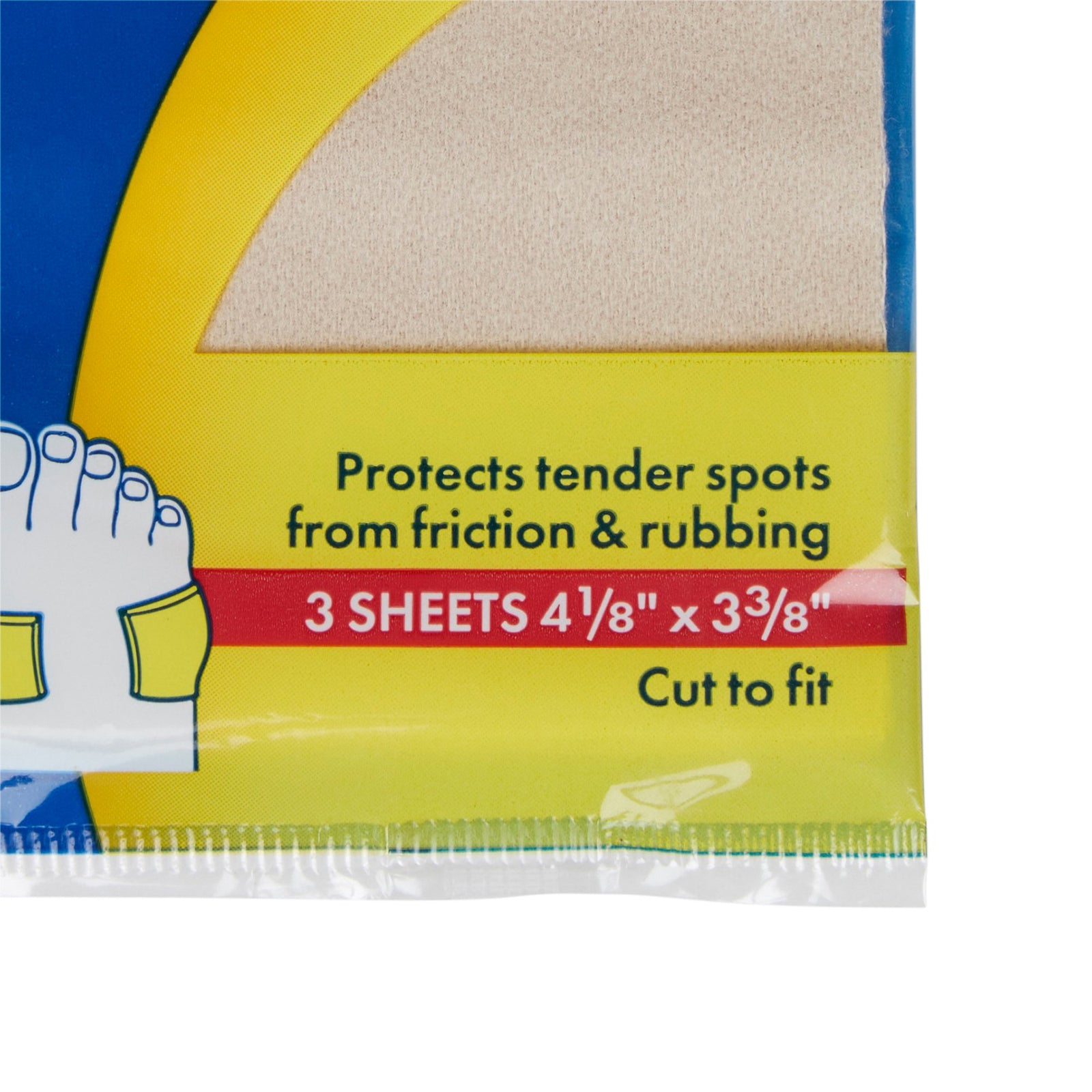 sunmark® Moleskin Protective Pad with Adhesive Backing