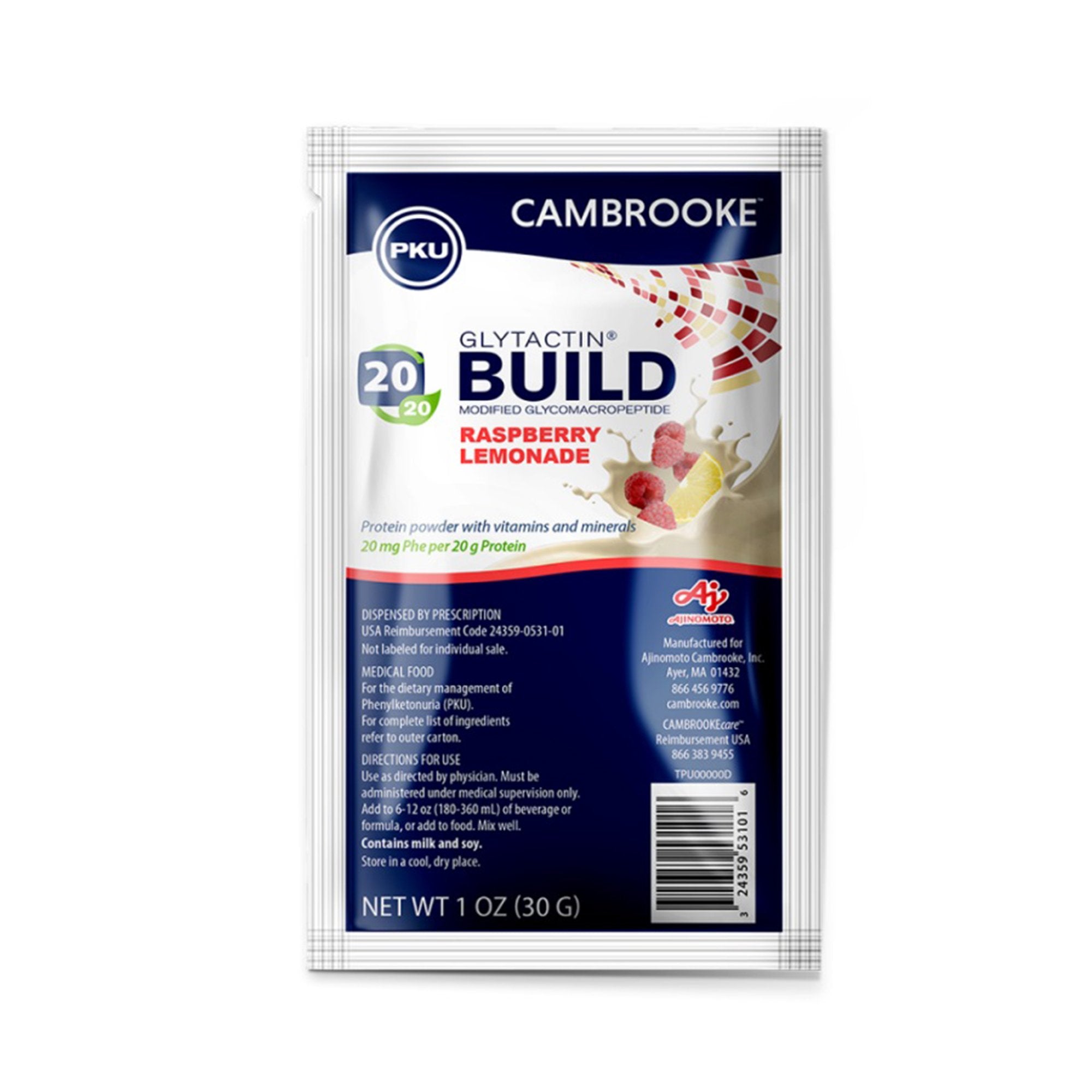 KU Oral Supplement ® BUILD 20 20 Smooth Flavor 20 Gram Individual Packet Powder