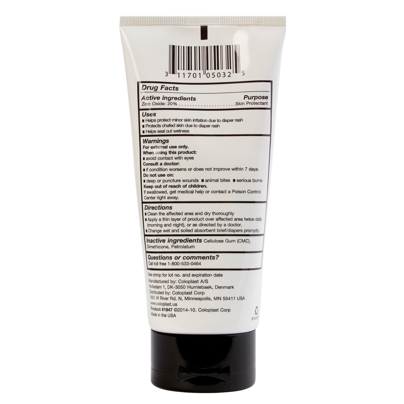 Coloplast Critic-Aid Skin Paste Thick Moisture Barrier Paste