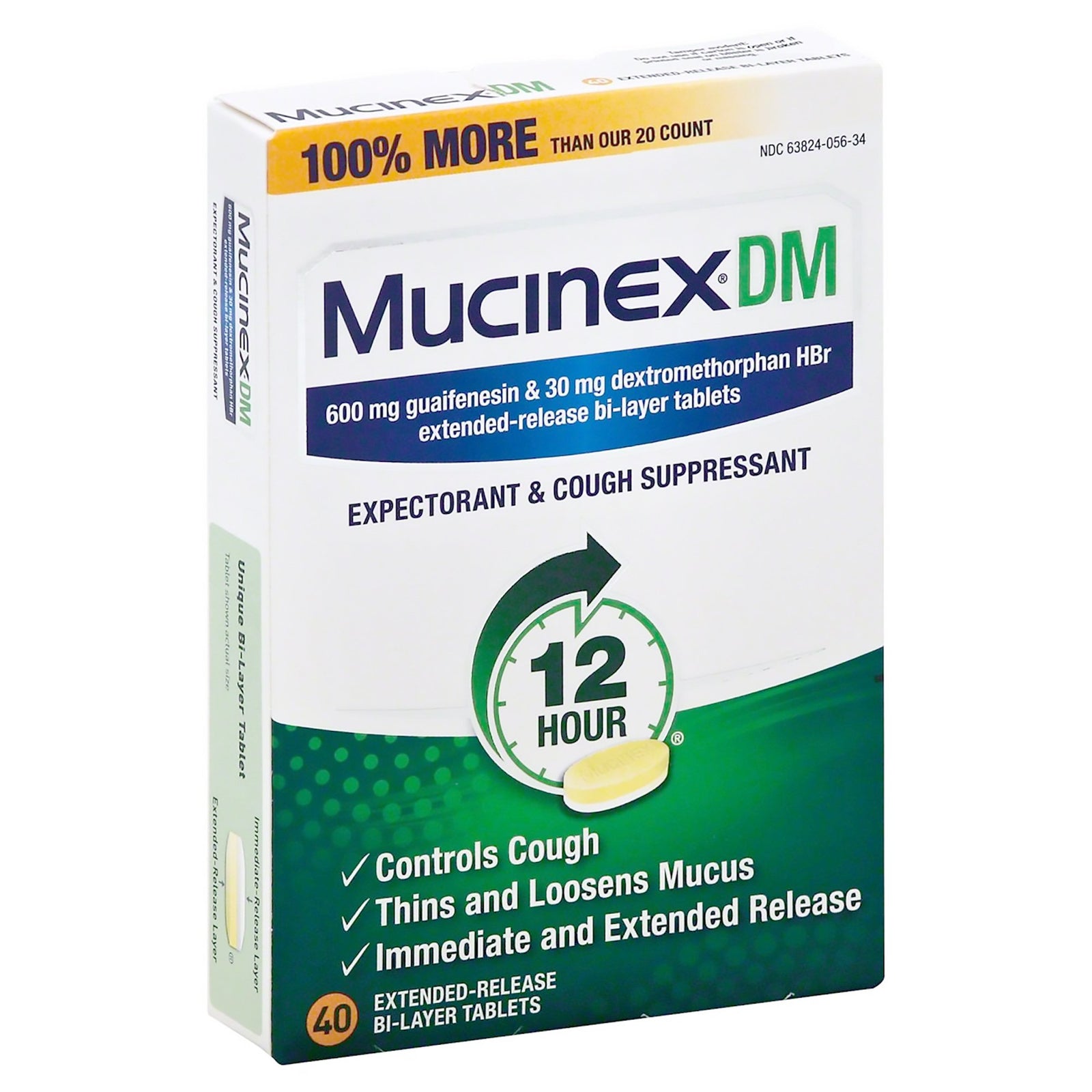Reckitt Mucinex DM Expectorant & Cold Suppressant