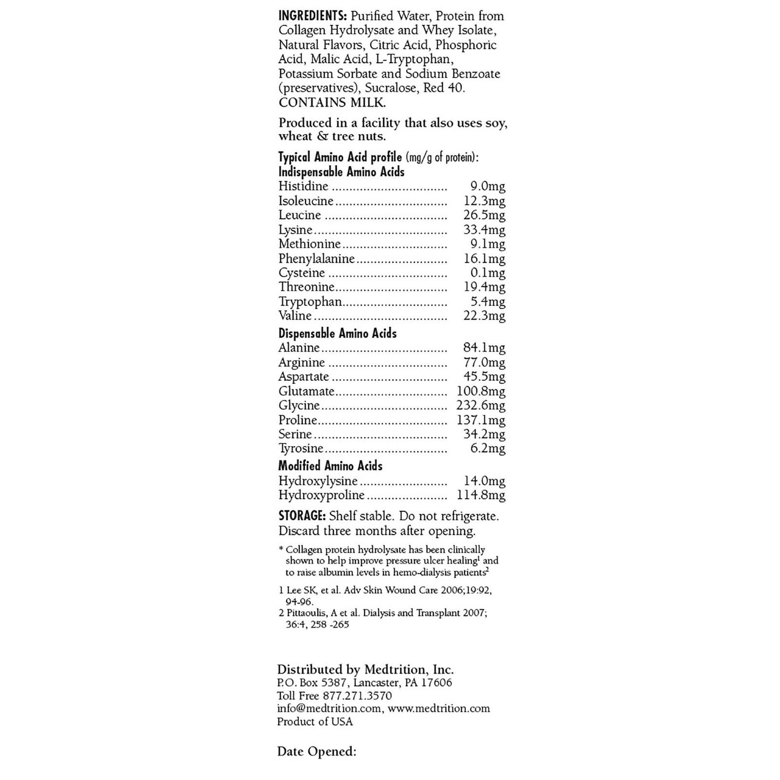 ProSource NoCarb Oral Supplement