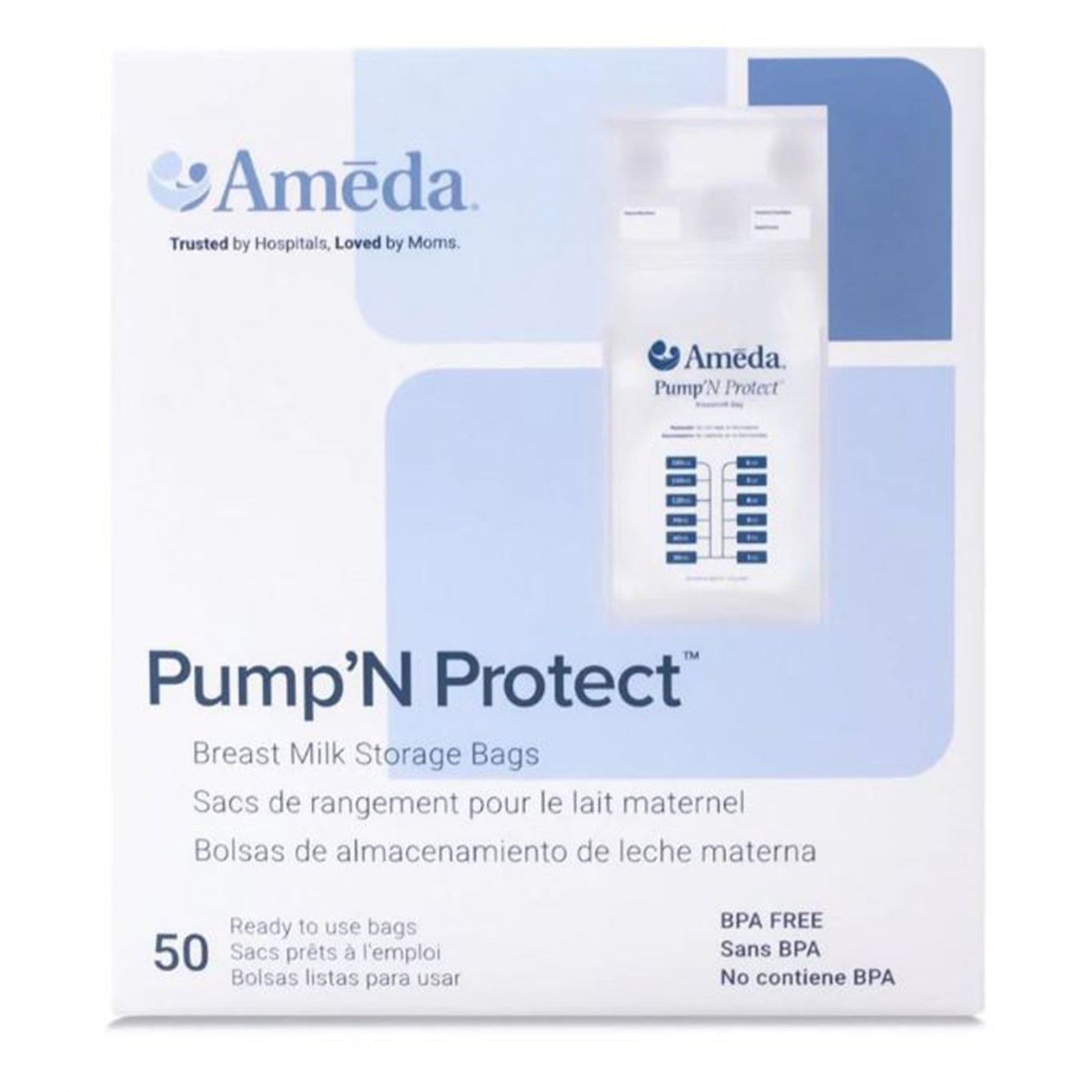 Ameda Pump 'N Protect Breast Milk Storage Bag