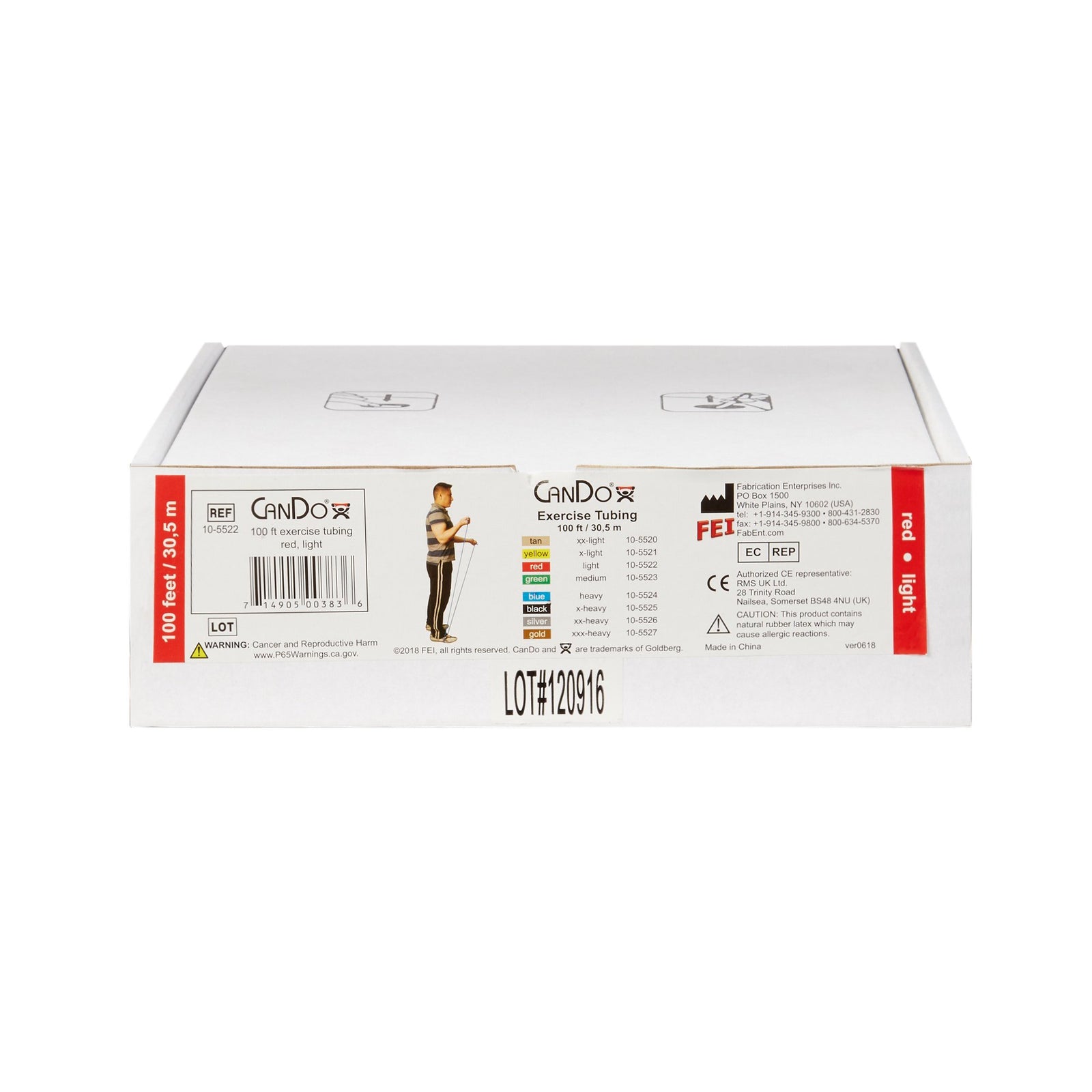 CanDo Low Powder Exercise Resistance Tubing