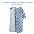 Silverts Patient Exam Gown