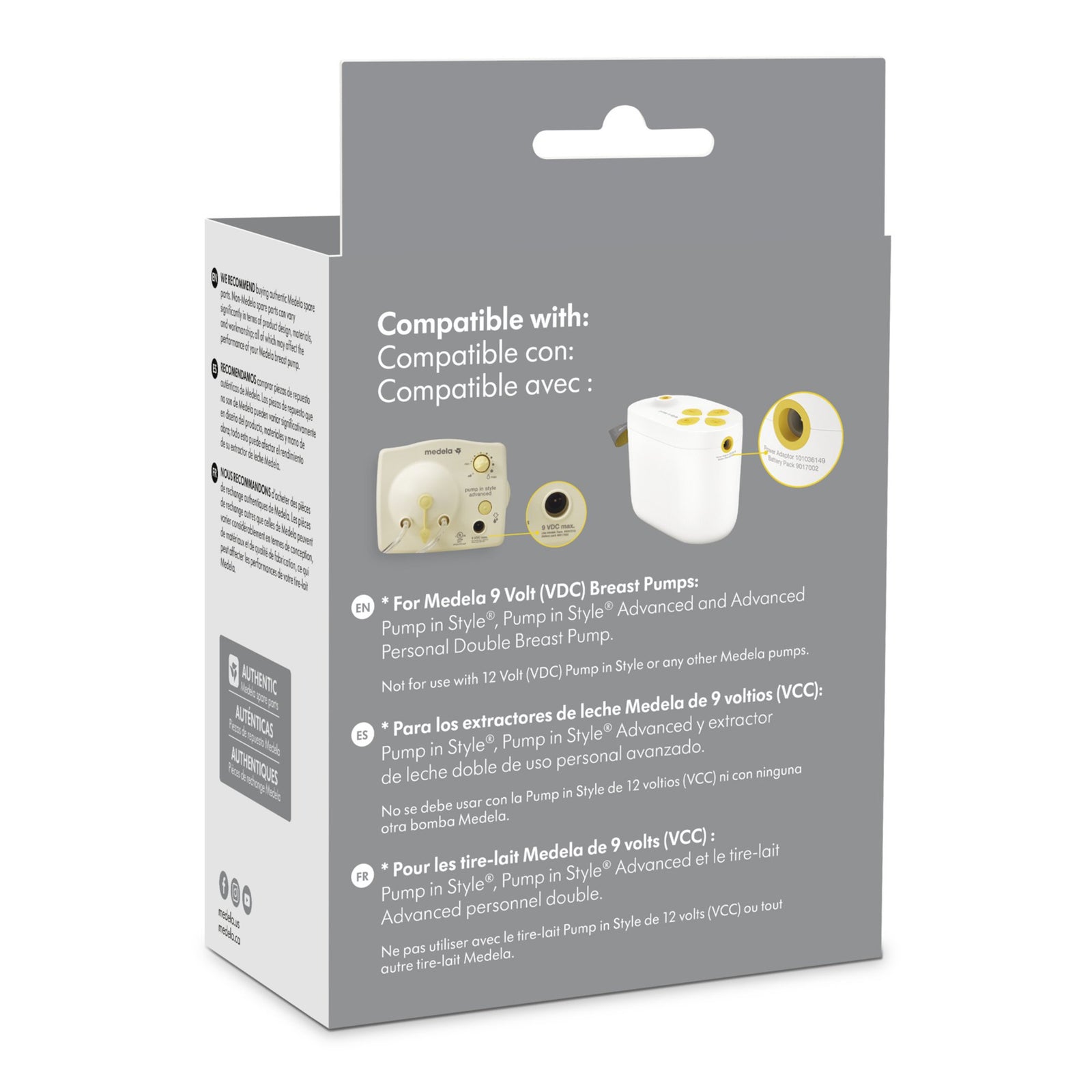 Pump In Style with MaxFlow Breast Pump Power Adapter