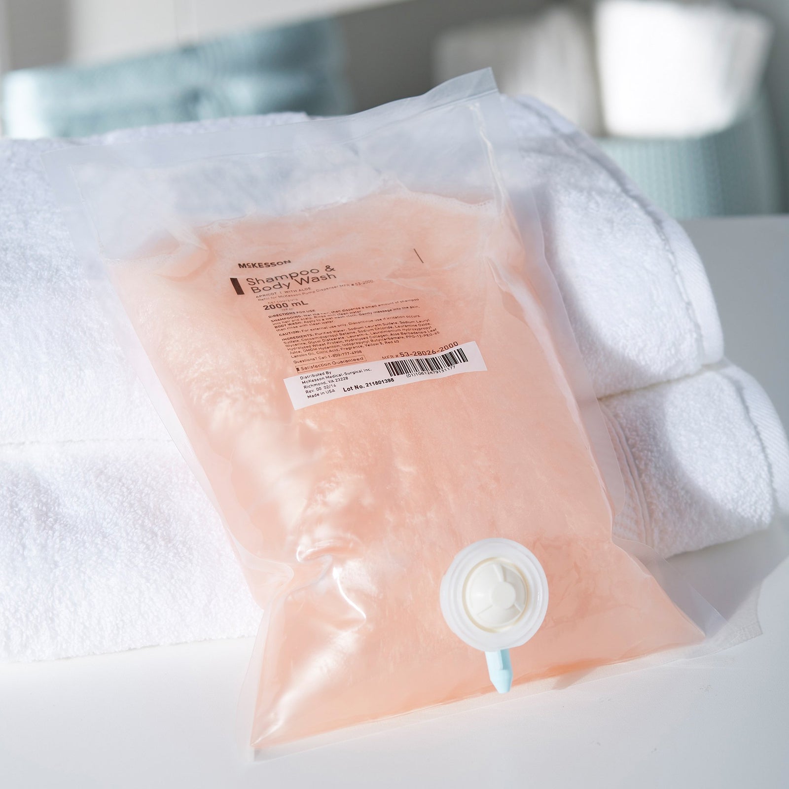 McKesson Shampoo and Body Wash 2000 mL Dispenser Refill Bag