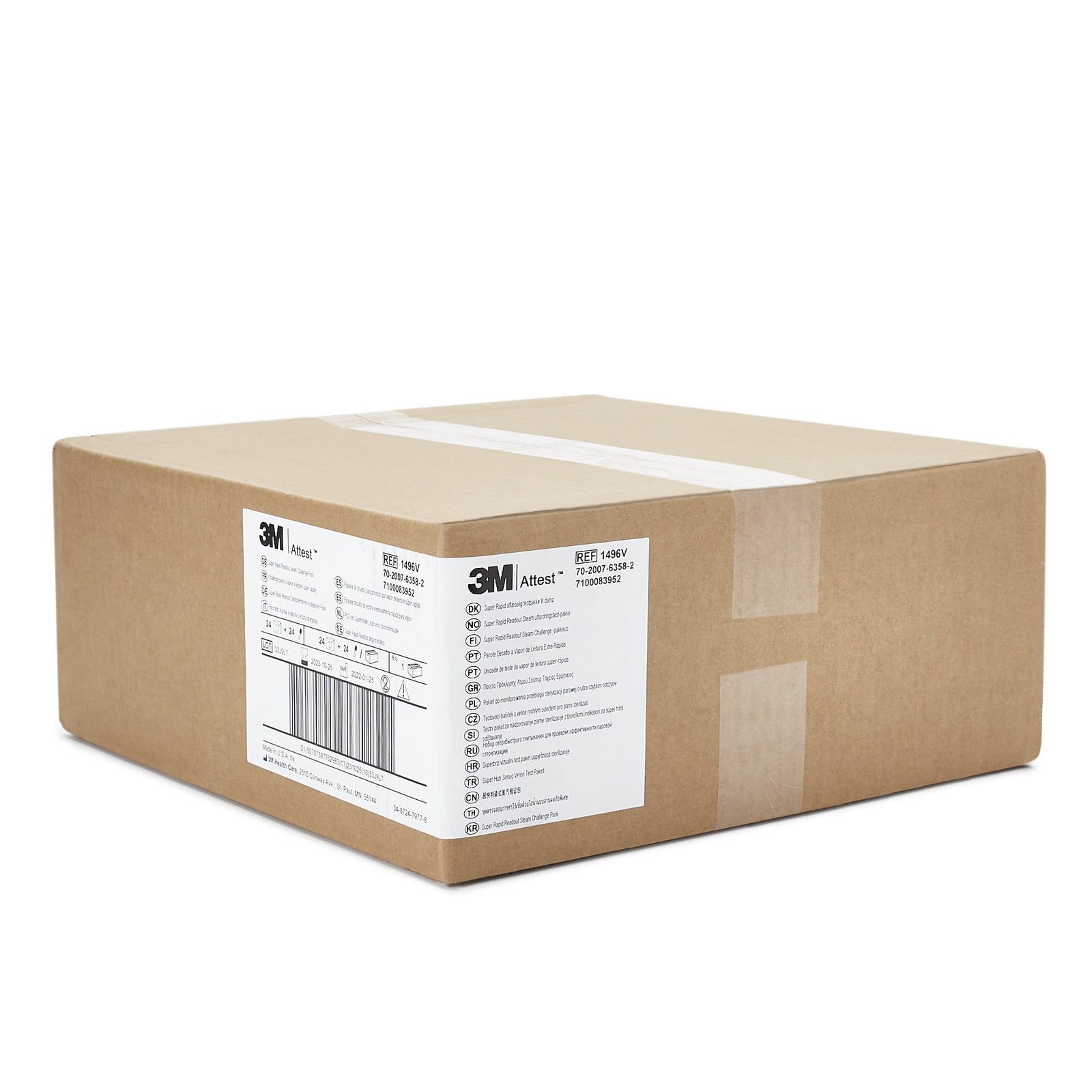 3M Attest Super Rapid Readout Sterilization Biological Indicator Challenge Pack