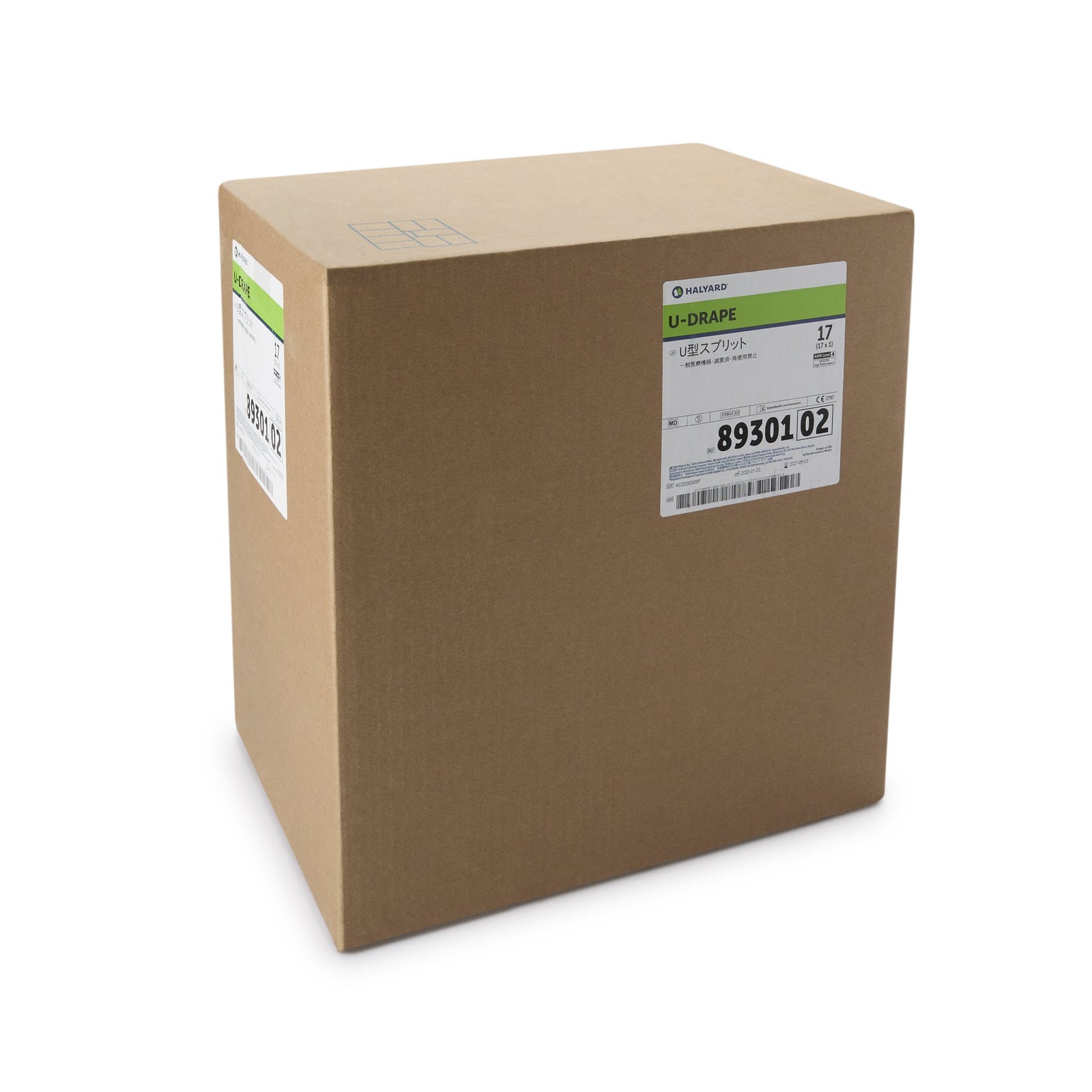 Surgical Drape U-Drape 80 W X 124 L Inch Sterile