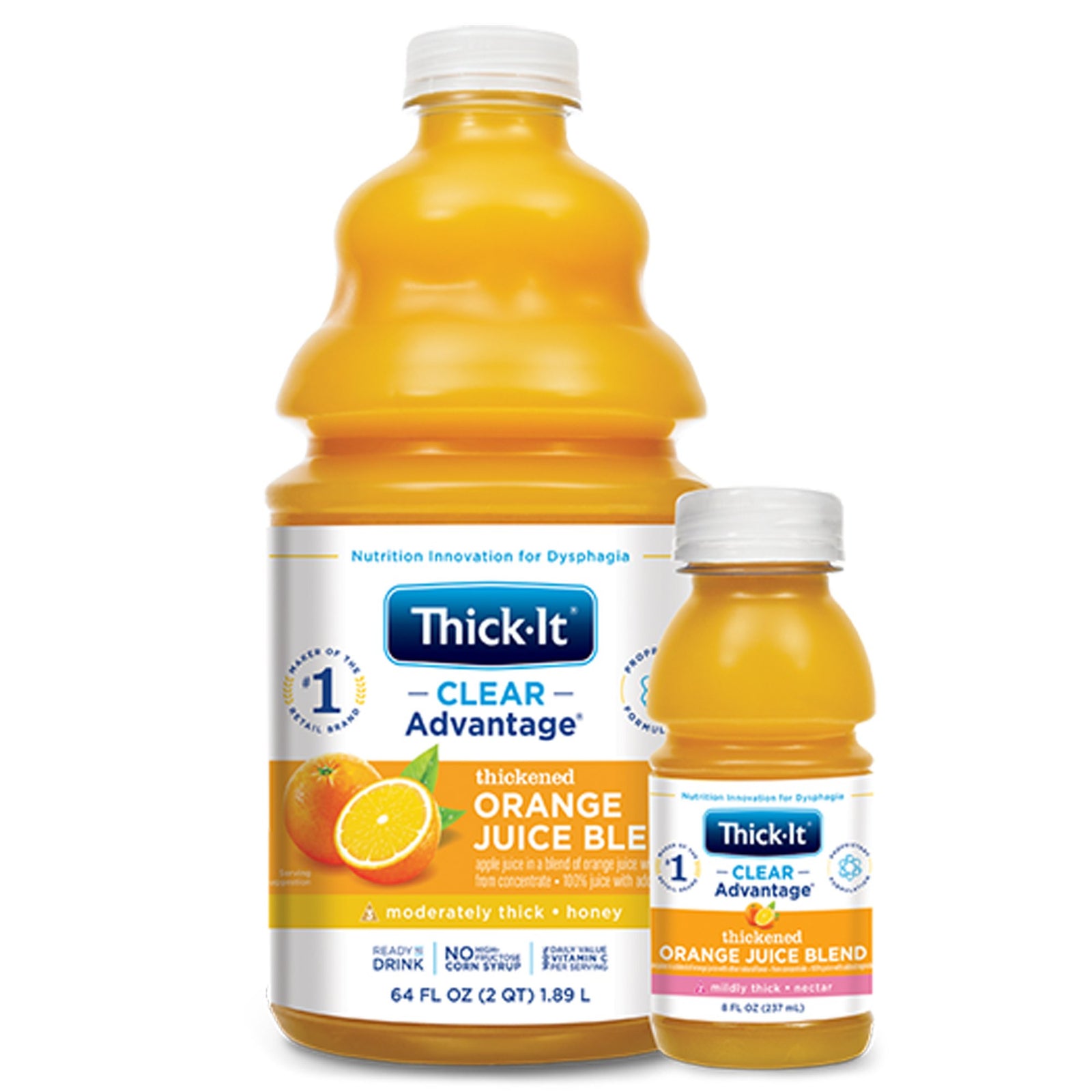 Thick-It Clear Advantage Thickened Beverage, Orange Juice