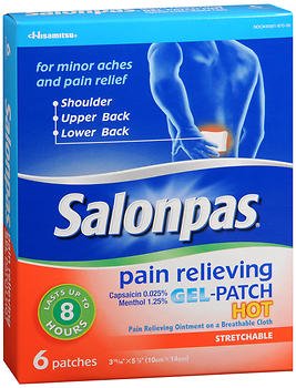 Salonpas Gel-Patch Hot Topical Pain Relief