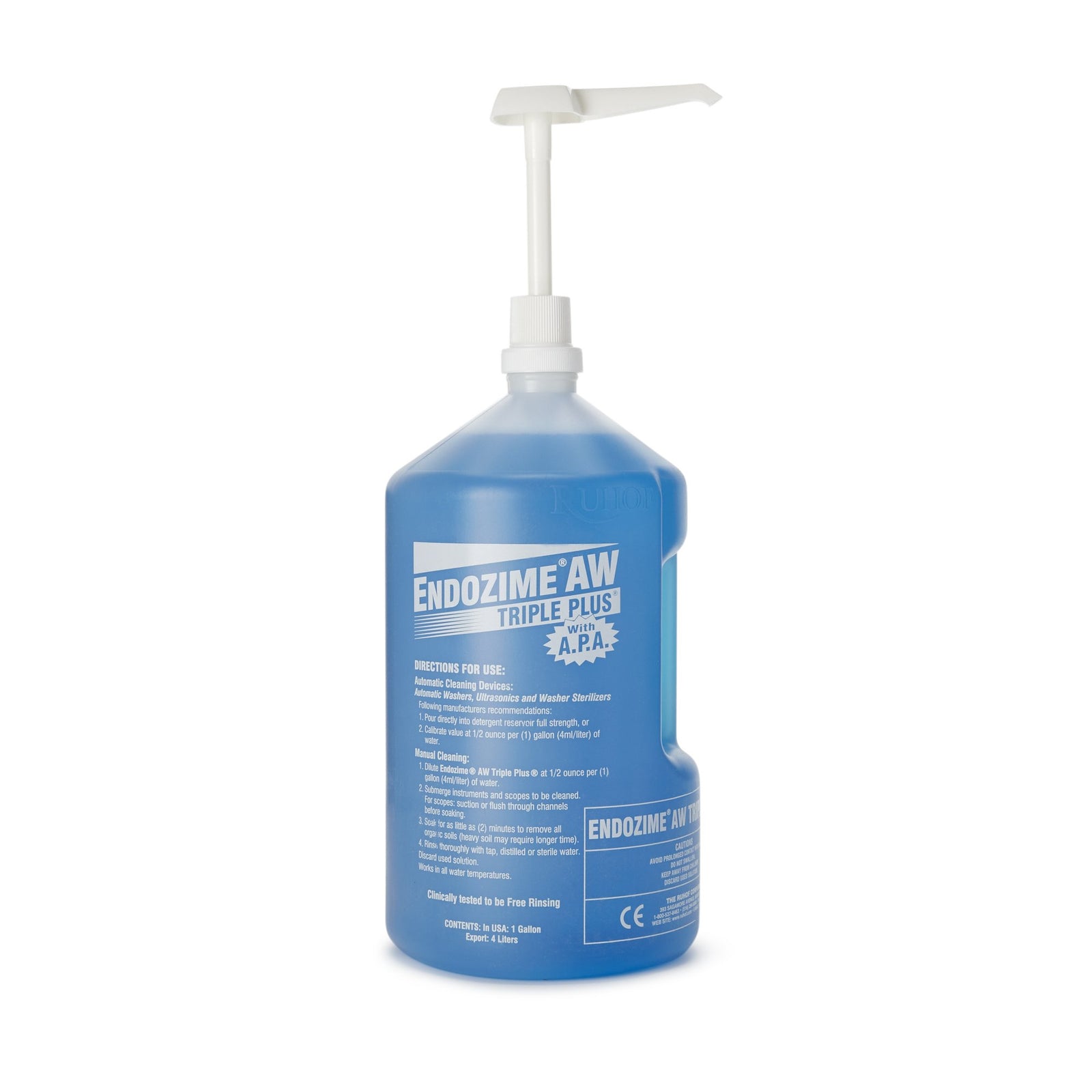 Endozime AW Triple Plus with APA Multi-Enzymatic Instrument Detergent