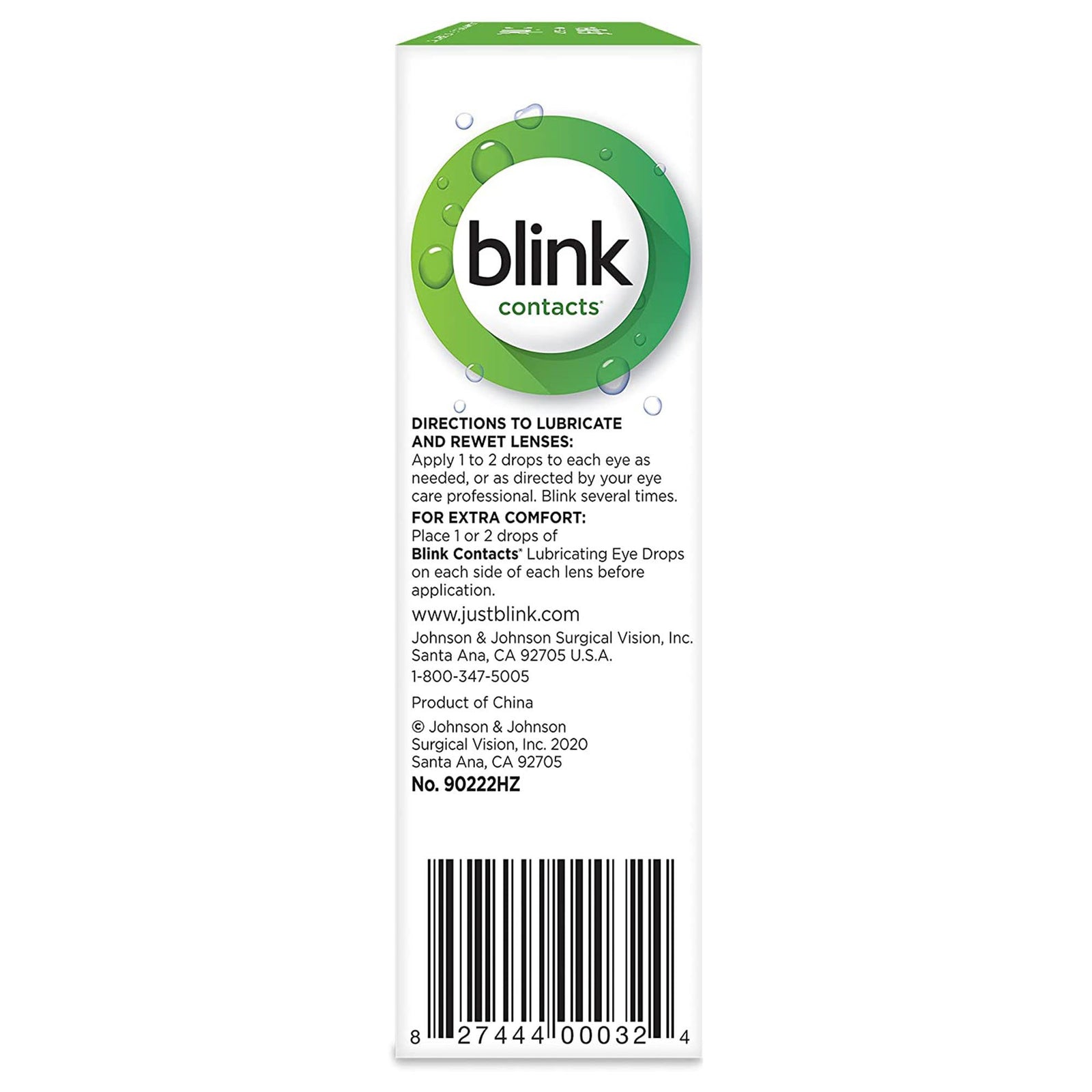 Blink Contacts Contact Lens Solution