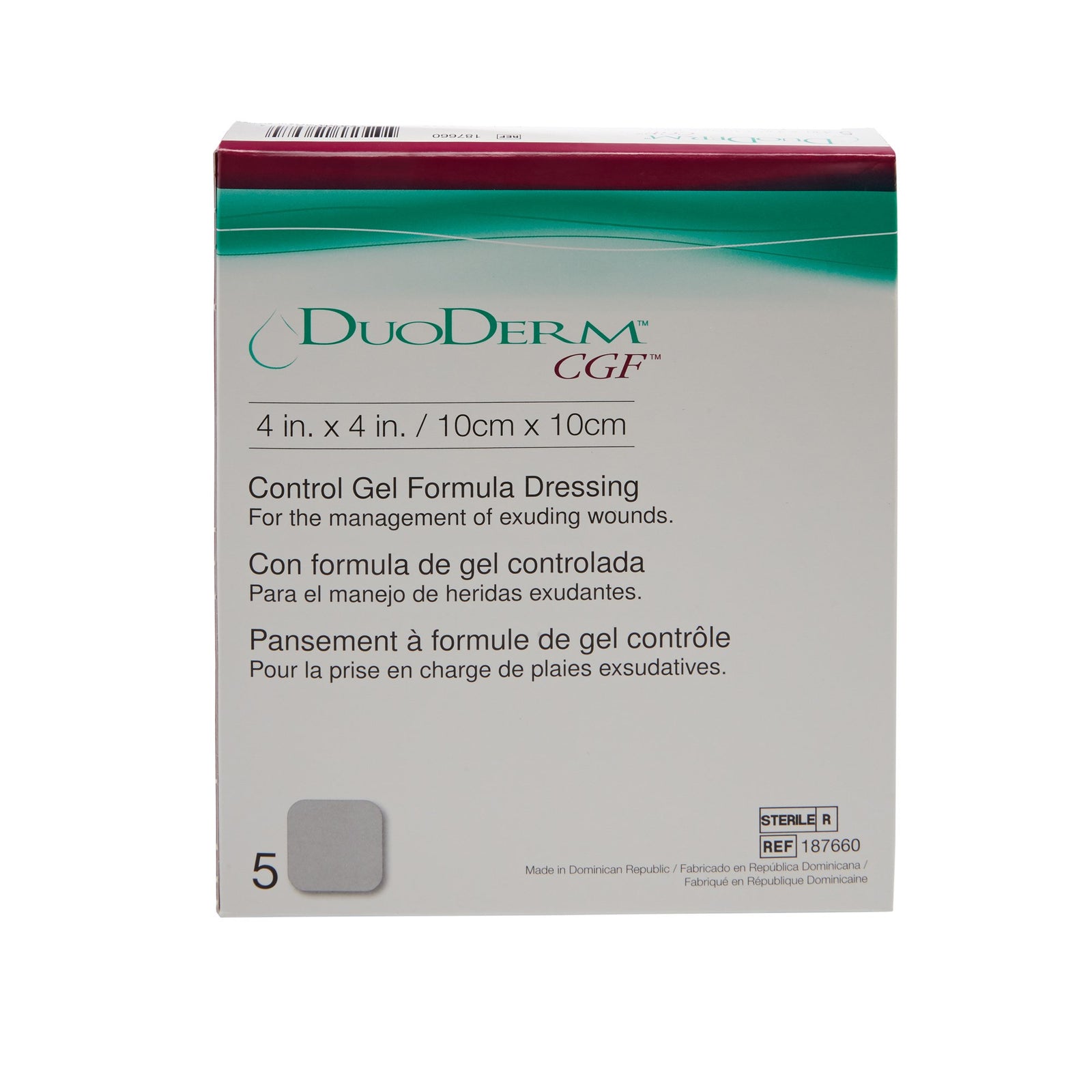 DuoDERM CGF Hydrocolloid Dressing