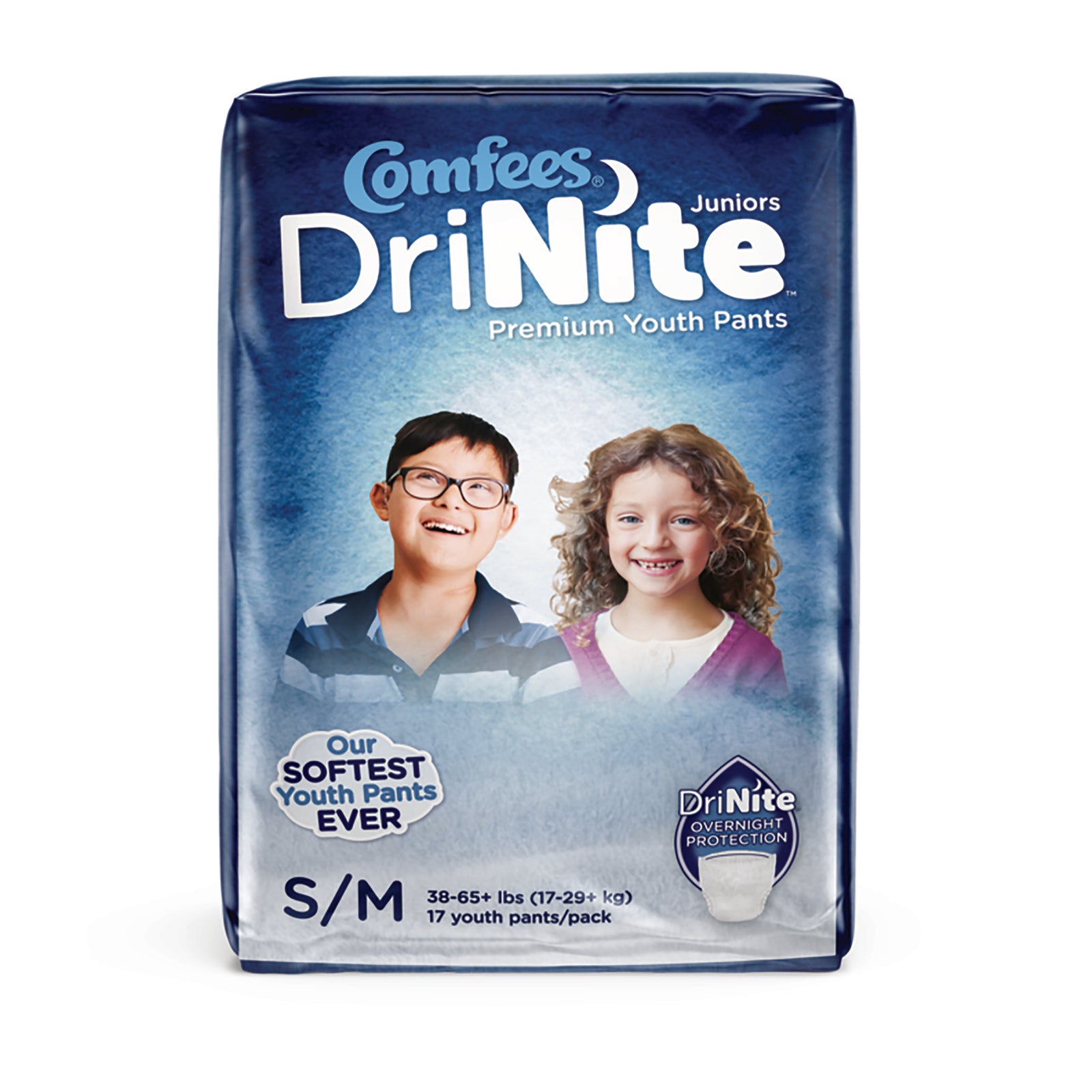 Comfees DriNite Juniors Unisex Youth Absorbent Underwear