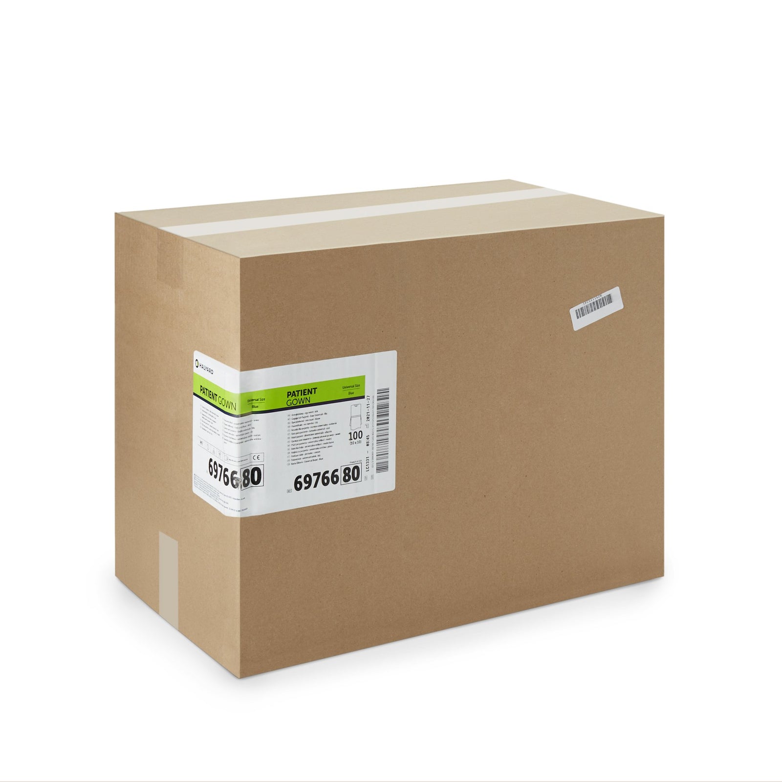 Patient Exam Gown One Size Fits Most Blue Disposable