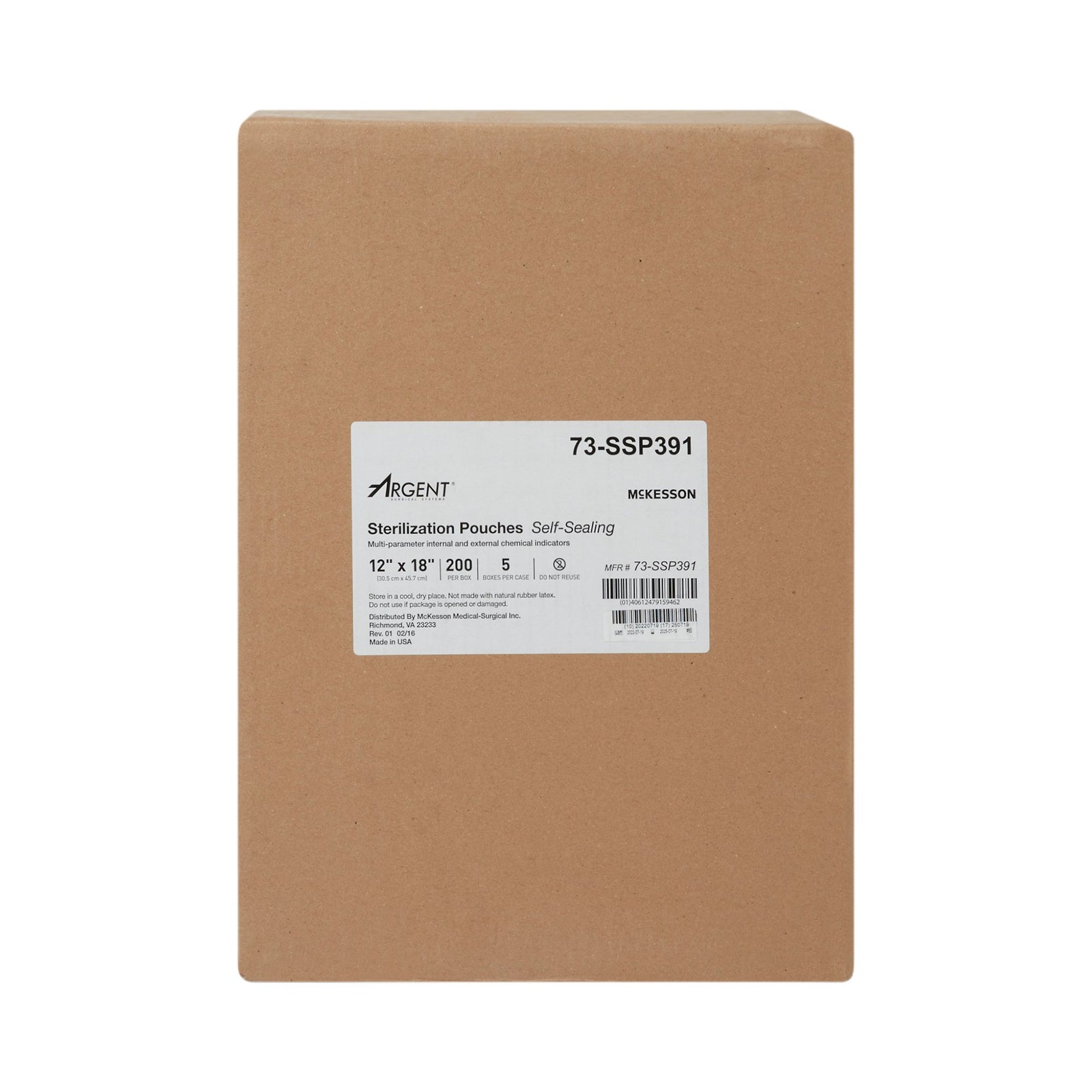 McKesson Argent Sure-Check Sterilization Pouch