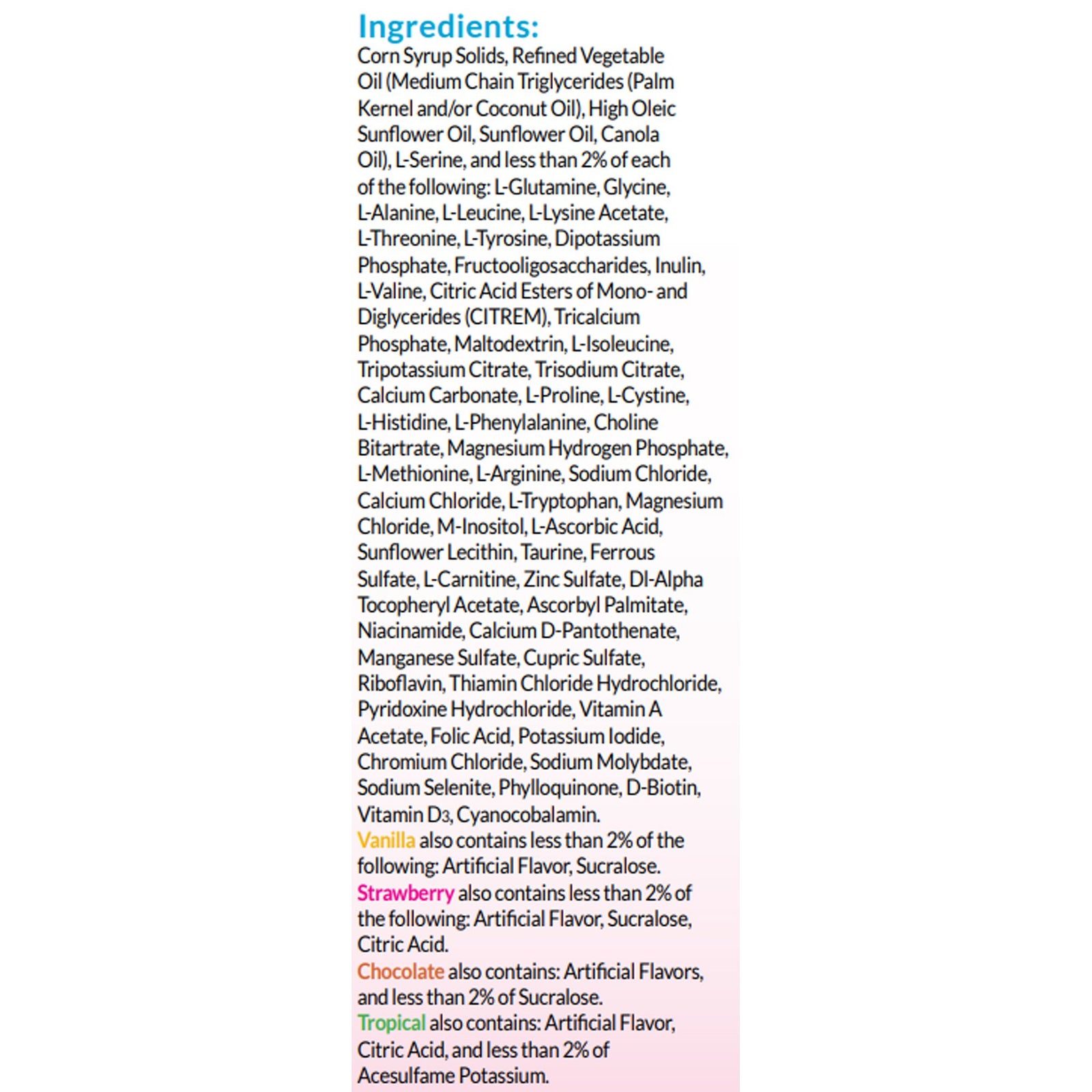 Neocate Junior Pediatric Oral Supplement