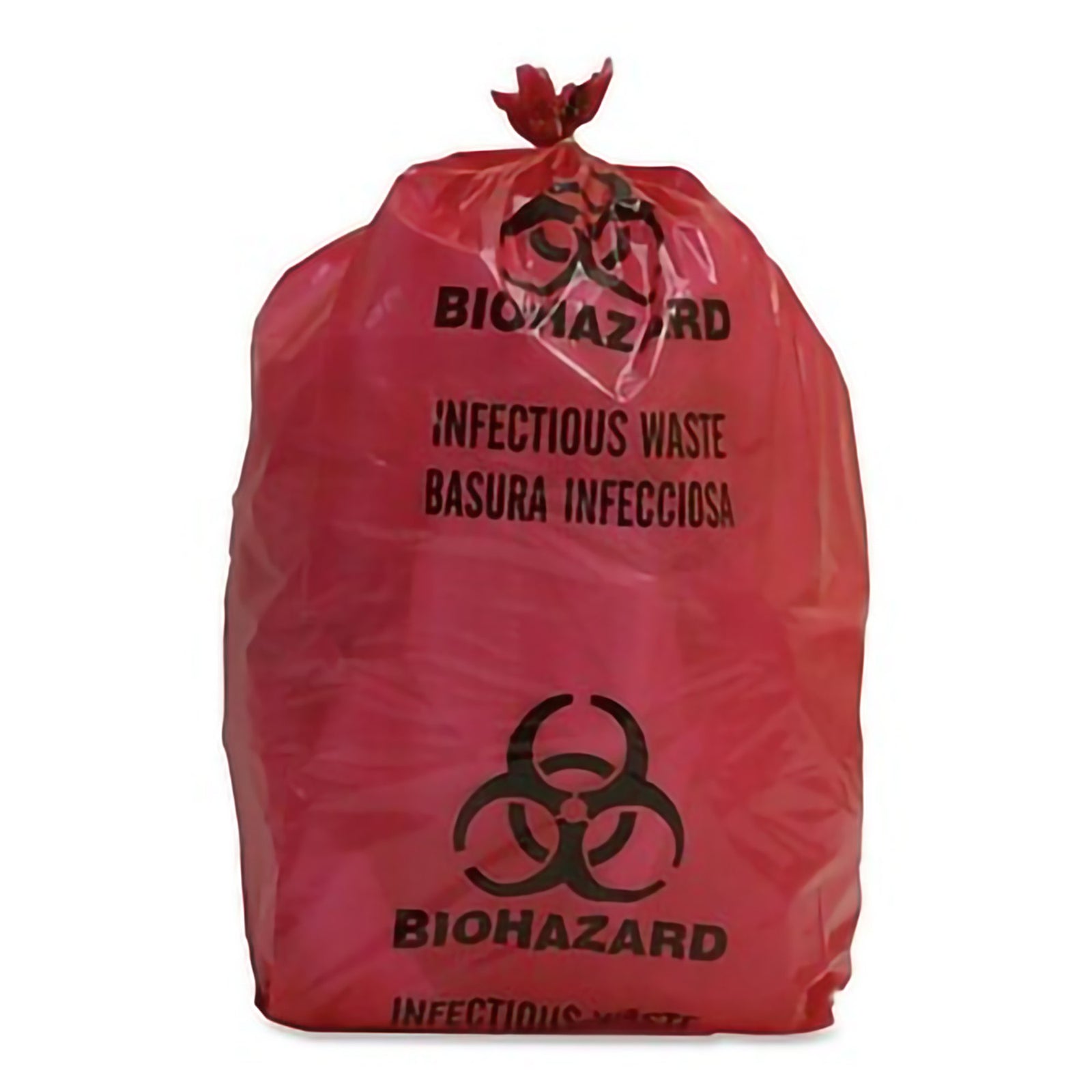 Biohazard Waste Bag 3 Gal. Red Bag 14 X 18-1/2 Inch