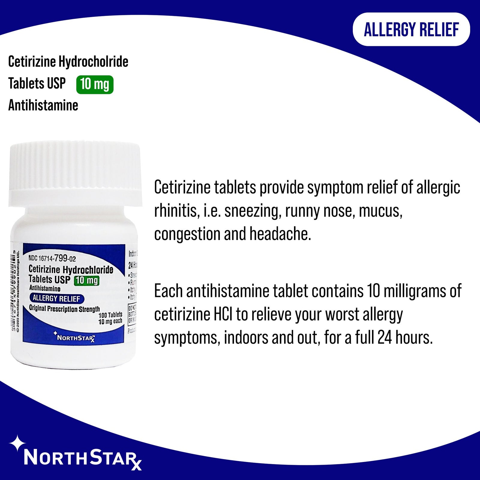 NorthStar Rx Cetirizine Antihistamine