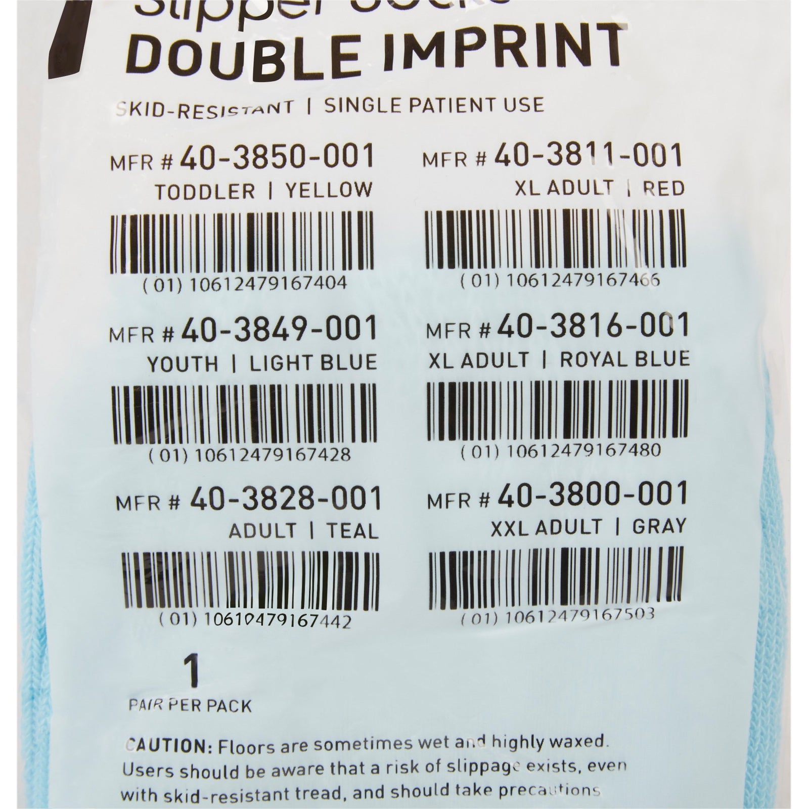 McKesson Terries Double Tread Slipper Socks