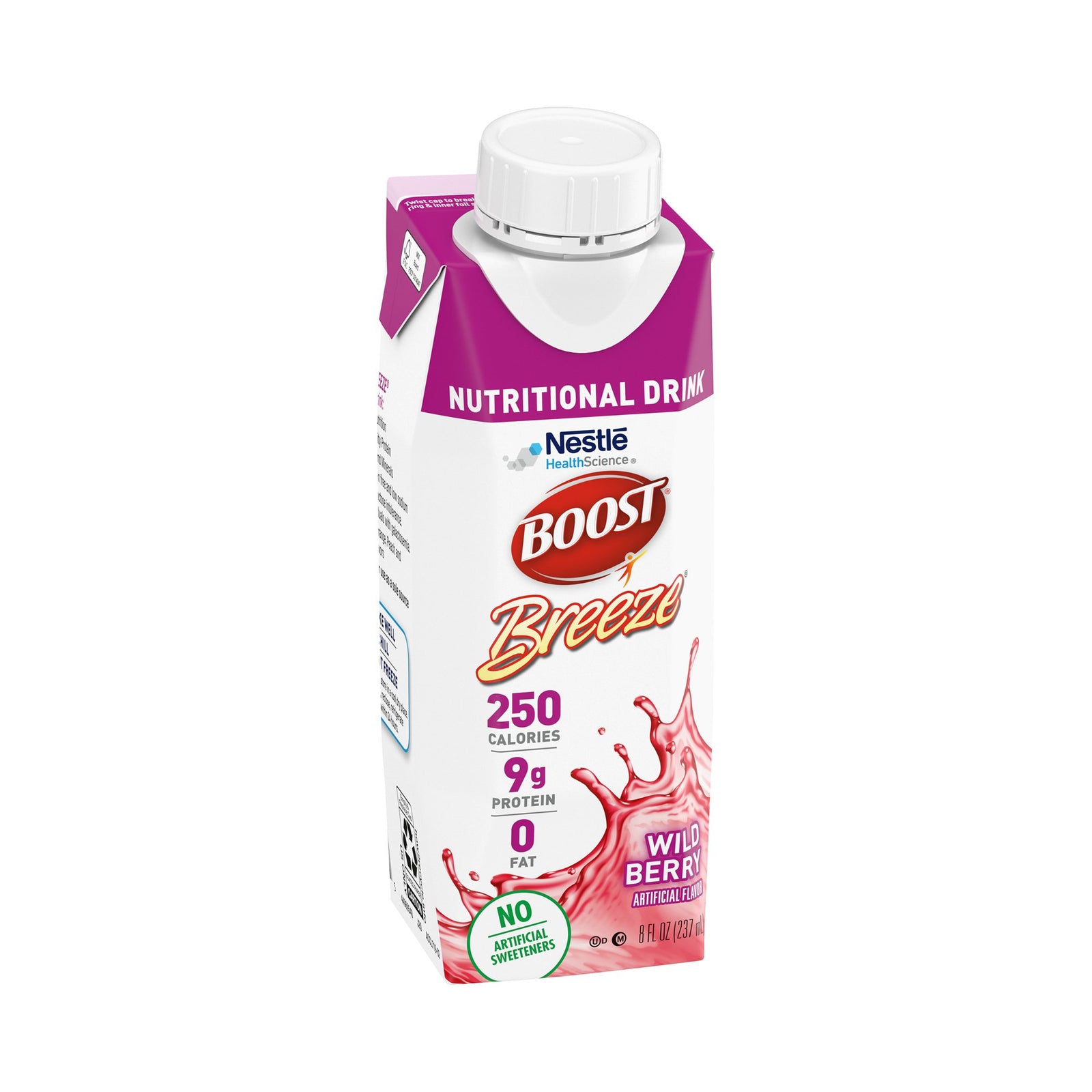Boost Breeze® Wild Berry Oral Supplement, 8 oz. Carton, 24 per Case
