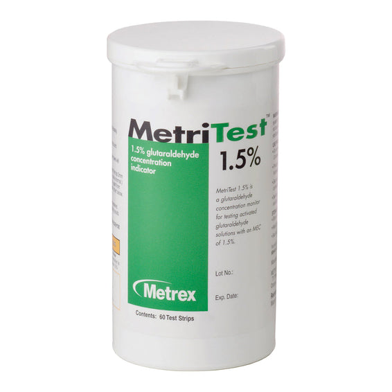 MetriTest 1.5% Glutaraldehyde Concentration Indicator