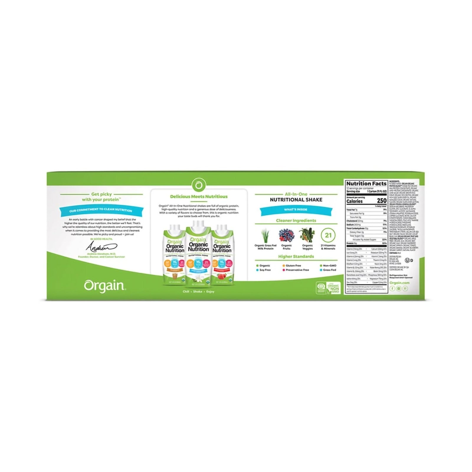 Orgain Organic Nutritional Shake Oral Supplement