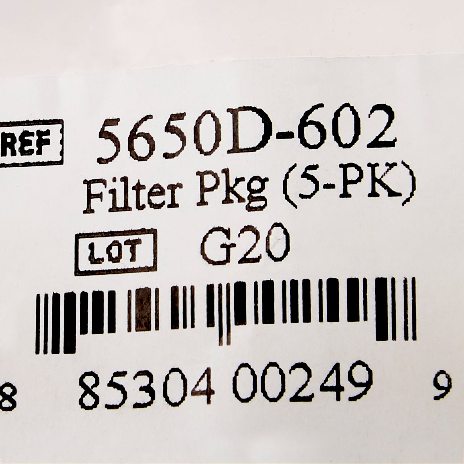 Pulmo-Aide Air Inlet Filter